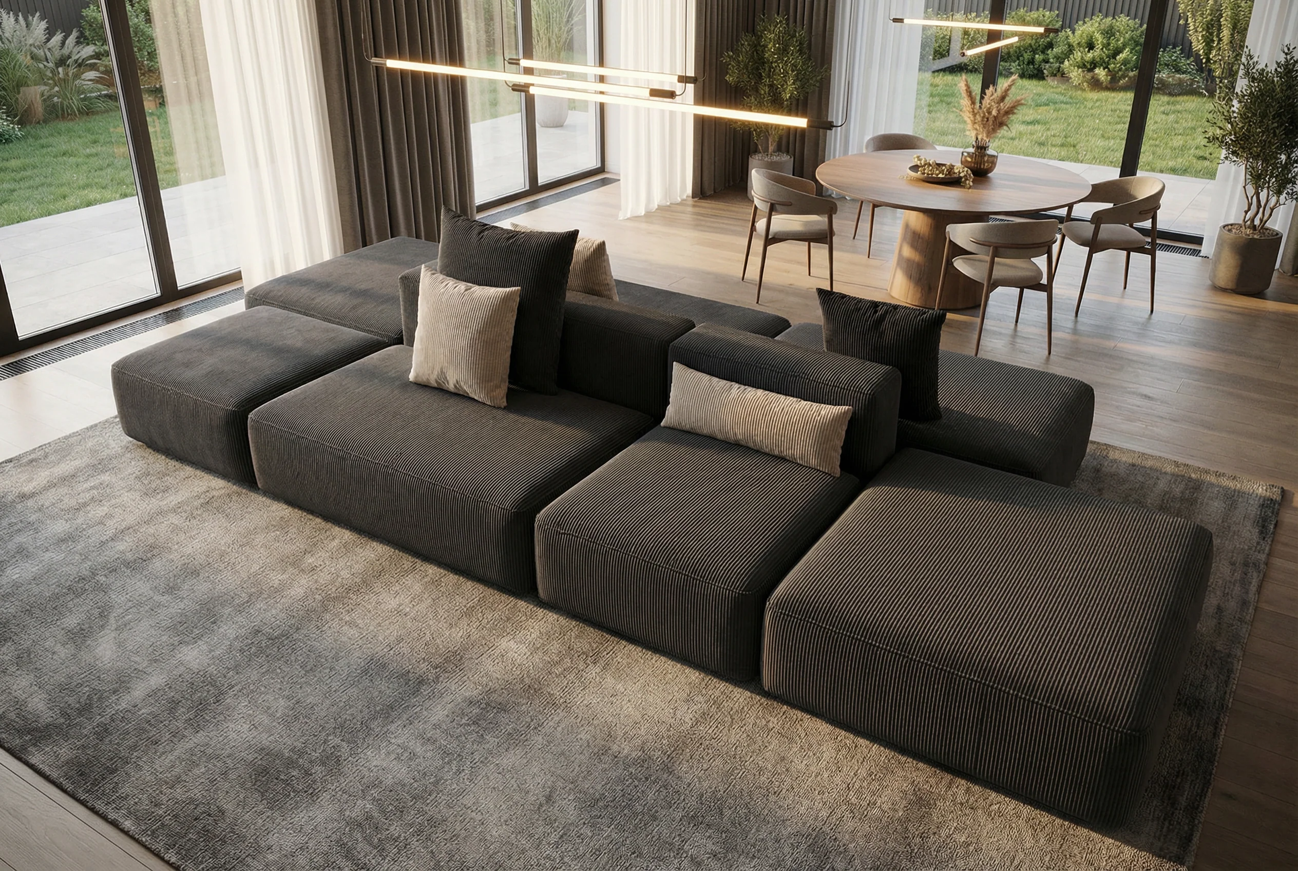 Modulares Sofa Harvey 3-Sitzer mit Schlaffunktion - Image 11
