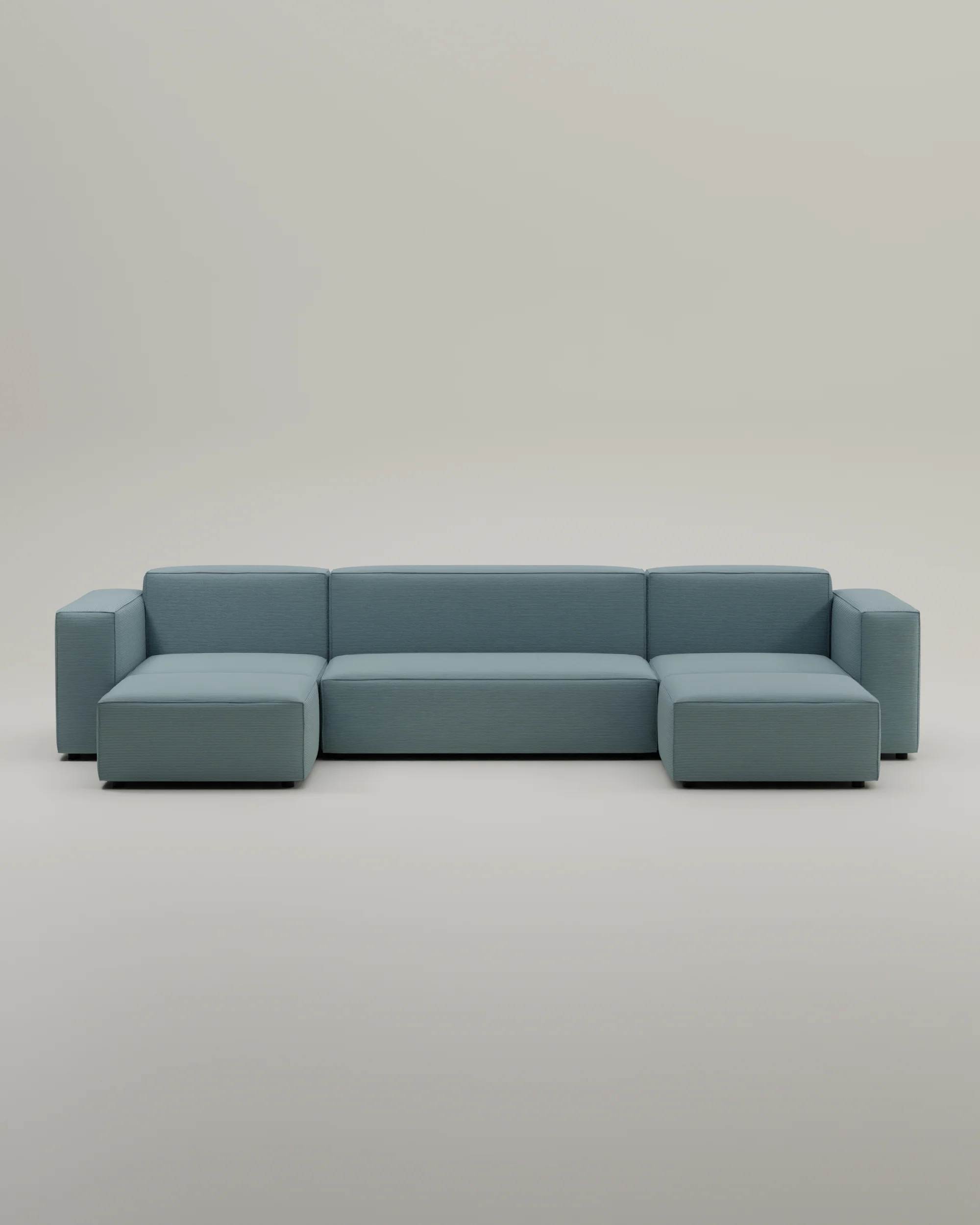 Modulares Sofa Harvey U-Form / Wohnlandschaft mit Schlaffunktion - Image 15