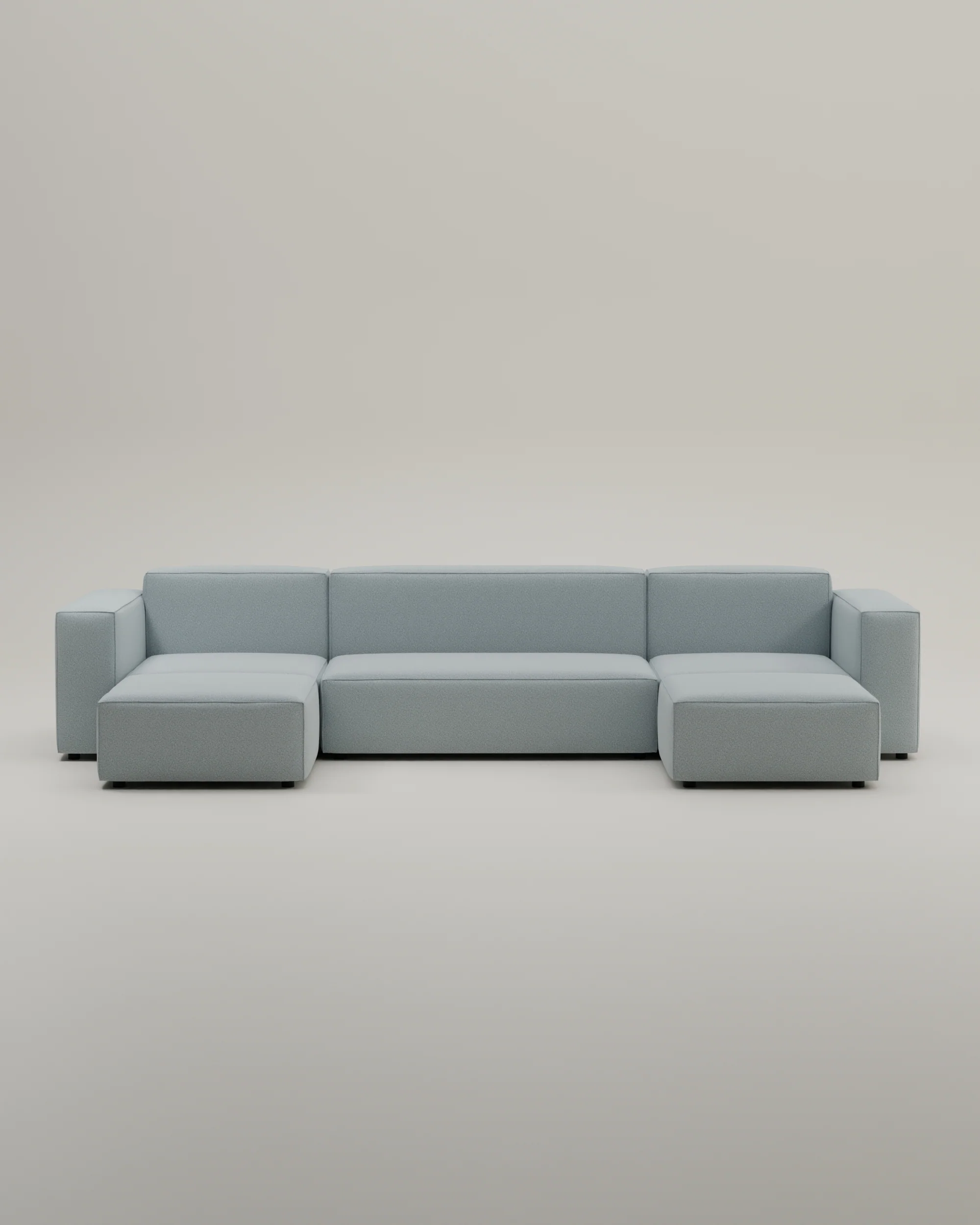 Modulares Sofa Harvey U-Form / Wohnlandschaft mit Schlaffunktion - Image 29