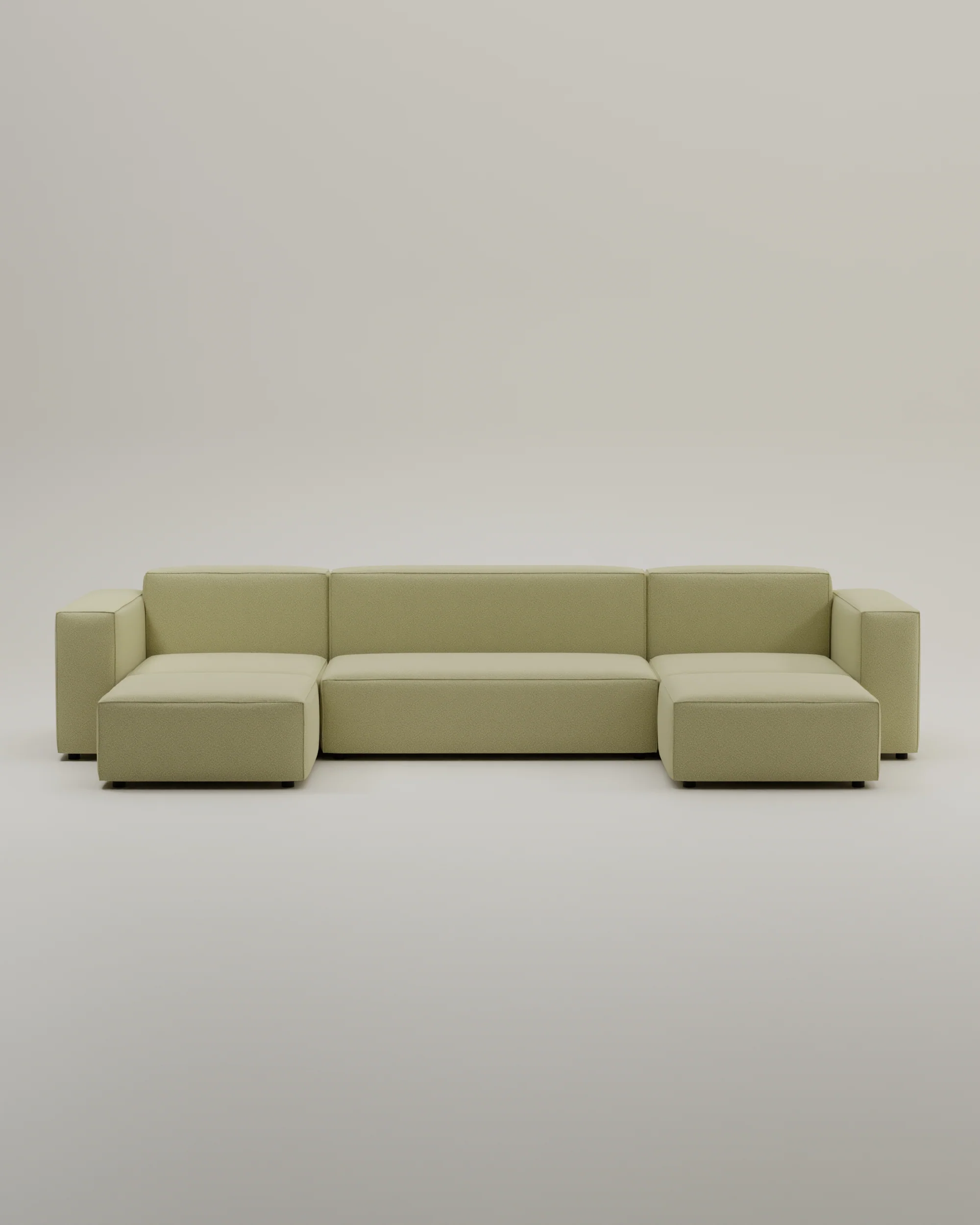 Modulares Sofa Harvey U-Form / Wohnlandschaft mit Schlaffunktion - Image 30
