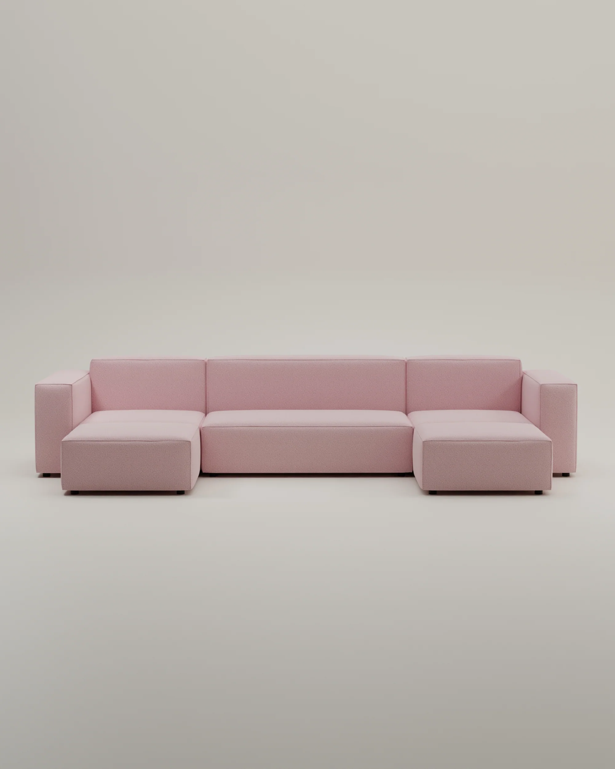 Modulares Sofa Harvey U-Form / Wohnlandschaft mit Schlaffunktion - Image 31