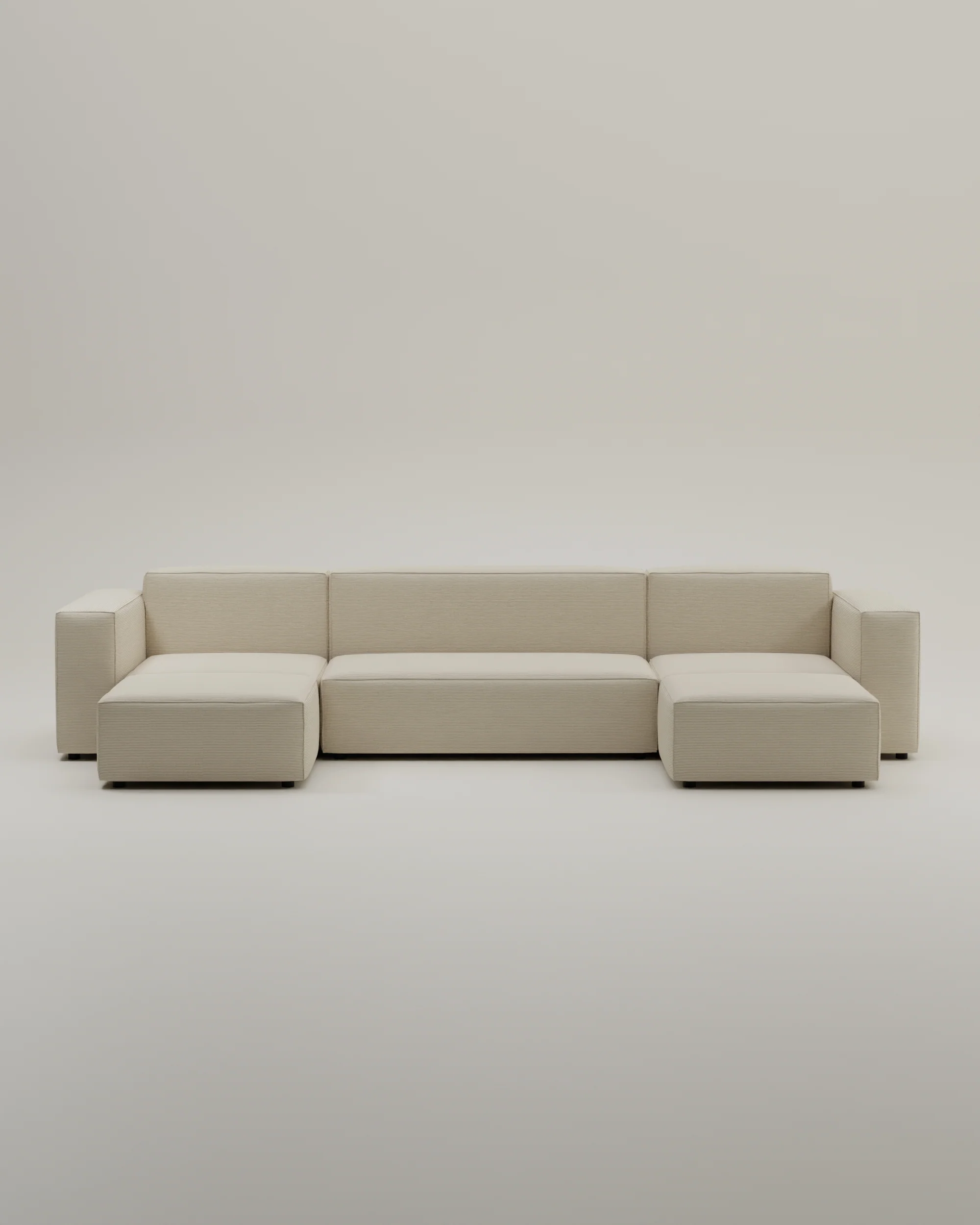 Modulares Sofa Harvey U-Form / Wohnlandschaft mit Schlaffunktion - Image 33