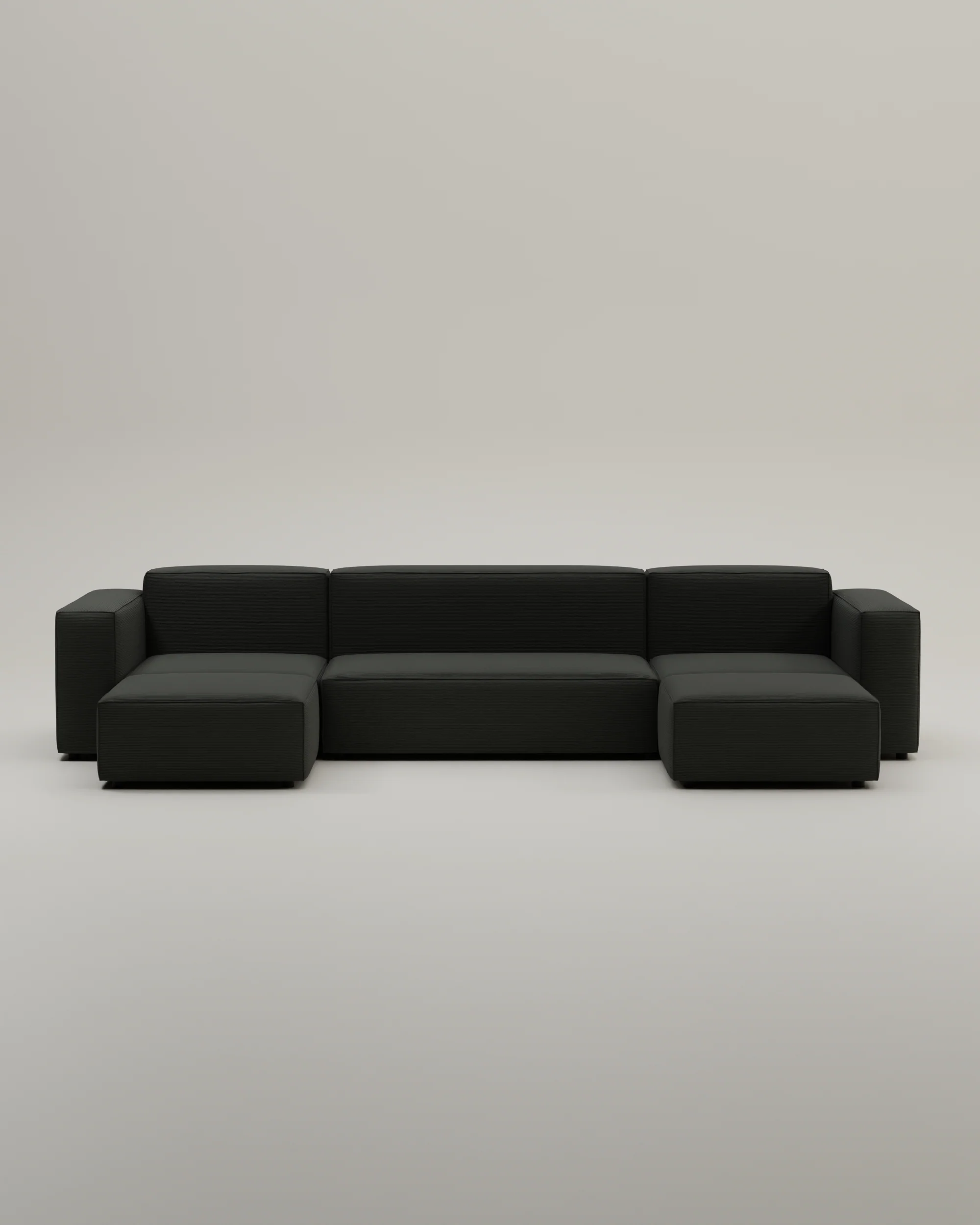 Modulares Sofa Harvey U-Form / Wohnlandschaft mit Schlaffunktion - Image 34