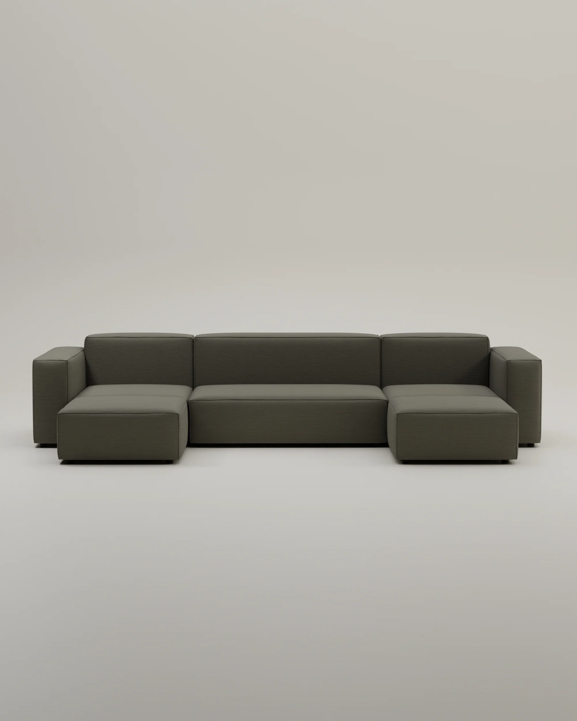 Modulares Sofa Harvey U-Form / Wohnlandschaft mit Schlaffunktion - Image 35