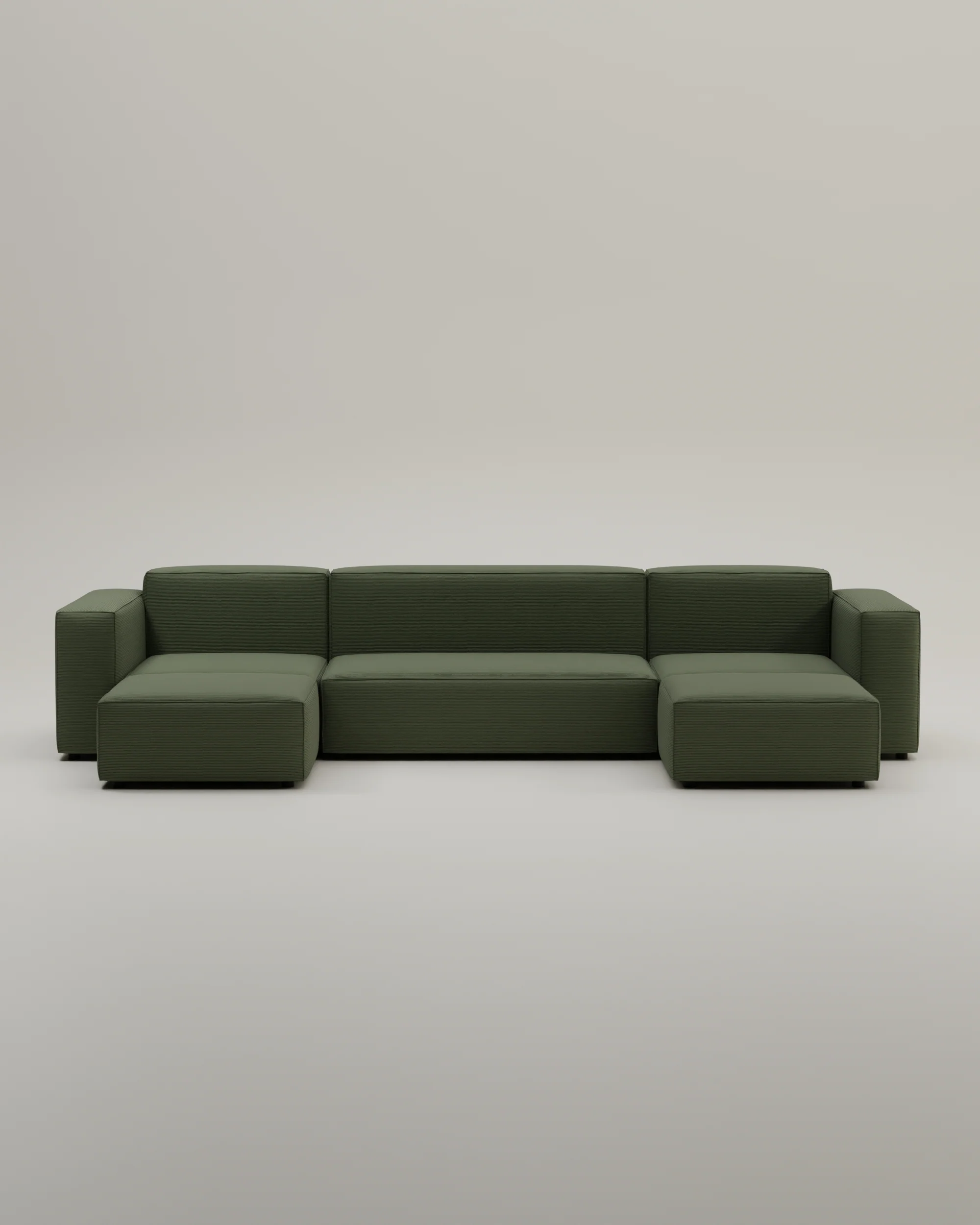 Modulares Sofa Harvey U-Form / Wohnlandschaft mit Schlaffunktion - Image 36