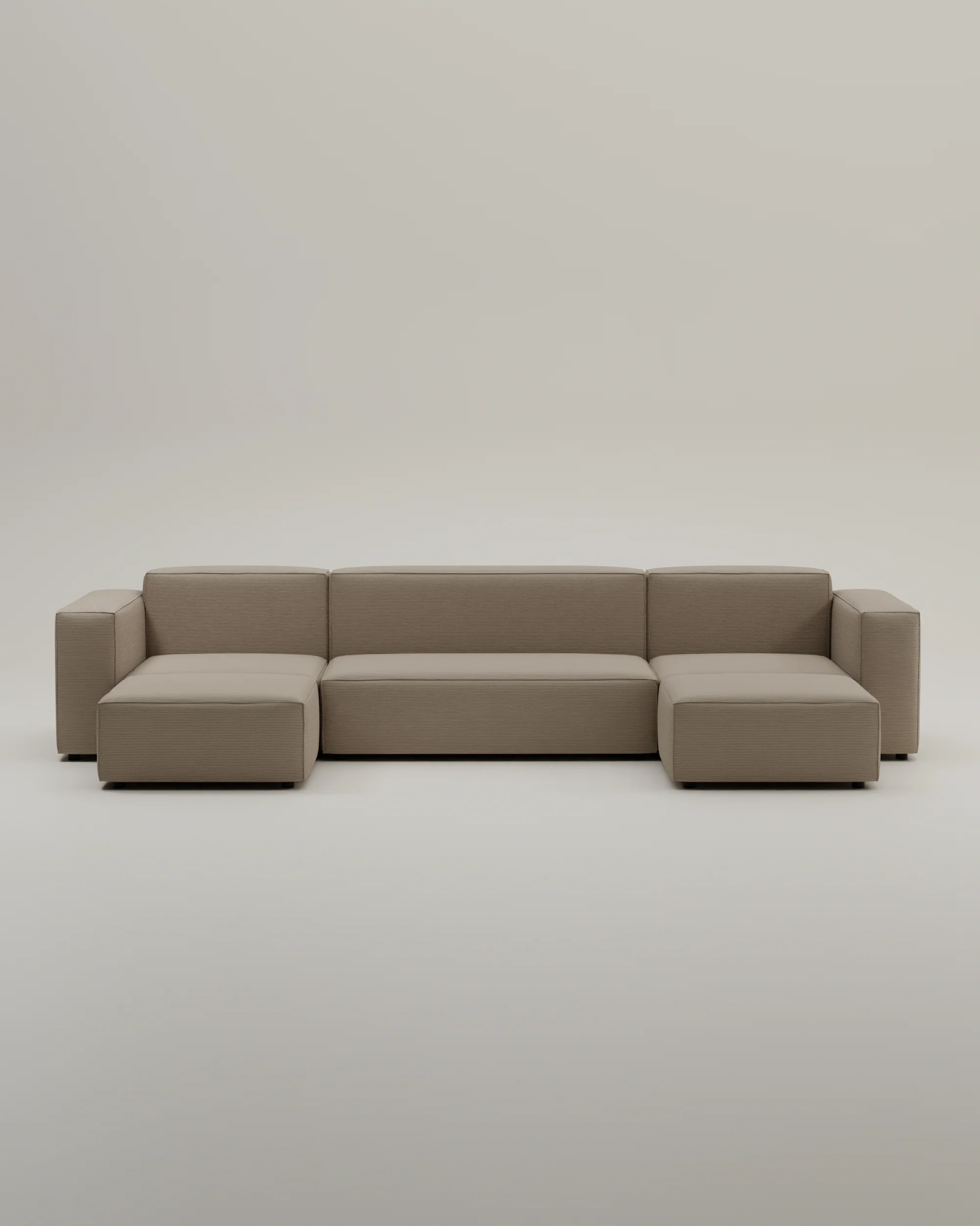 Modulares Sofa Harvey U-Form / Wohnlandschaft mit Schlaffunktion - Image 37
