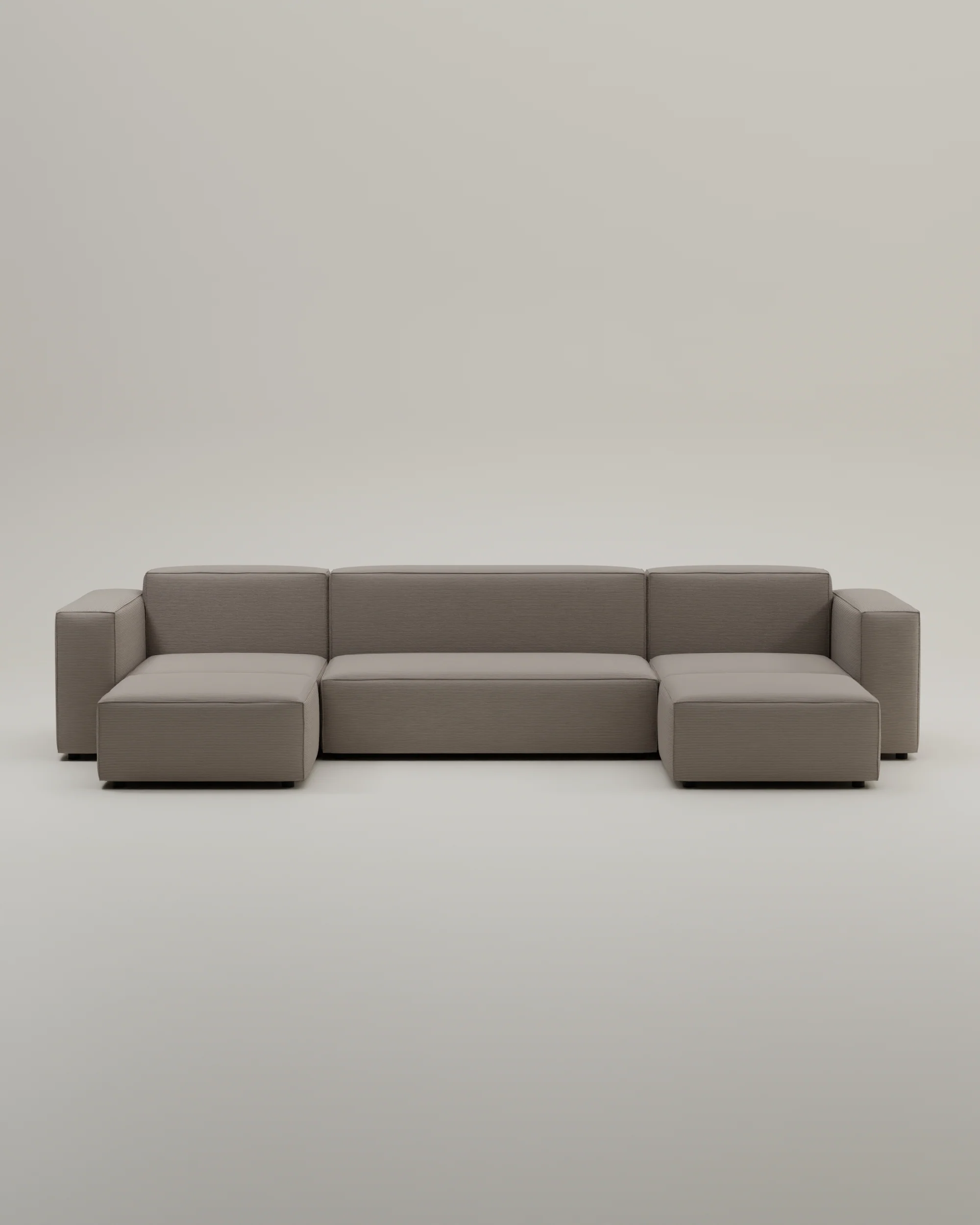 Modulares Sofa Harvey U-Form / Wohnlandschaft mit Schlaffunktion - Image 38