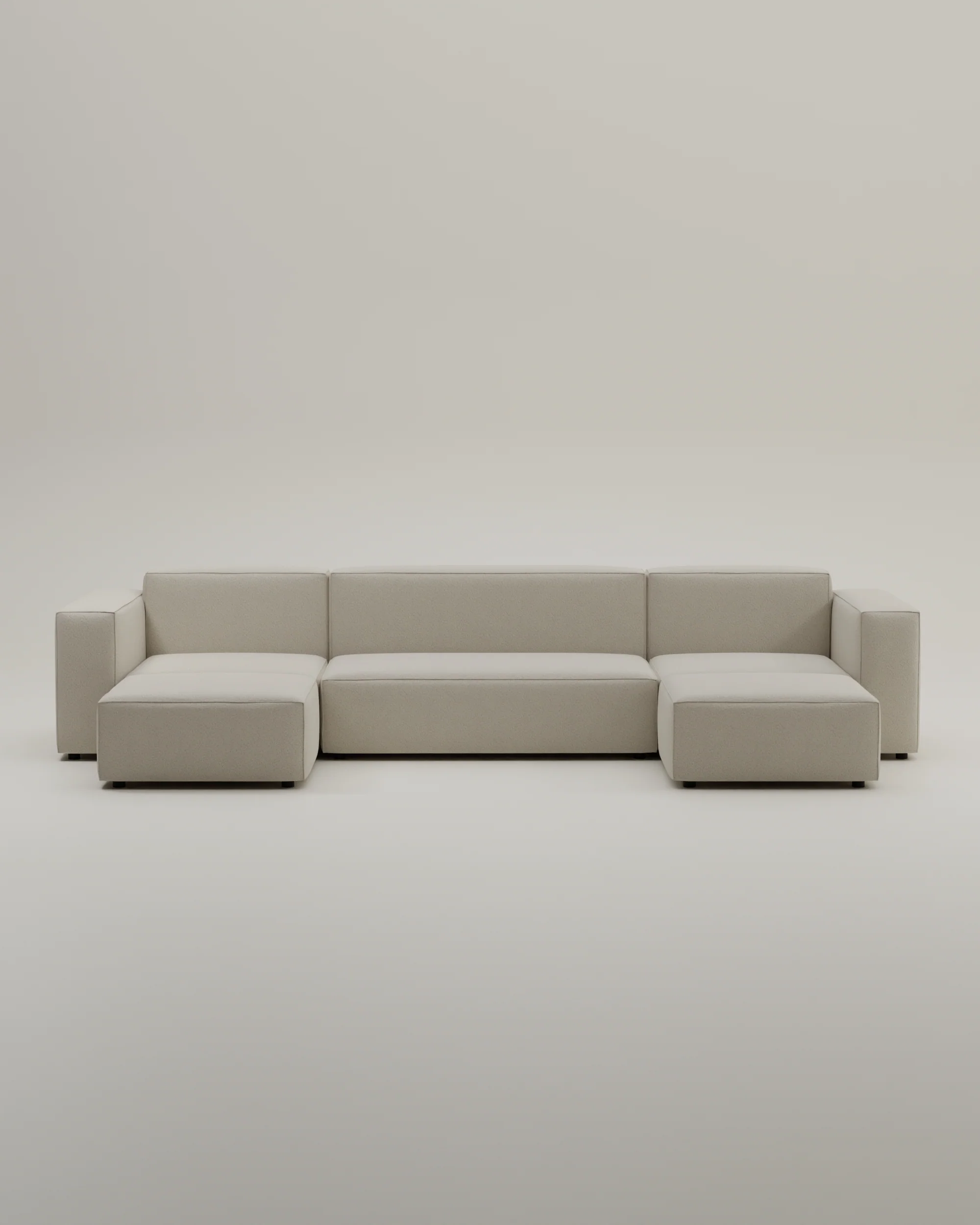 Modulares Sofa Harvey U-Form / Wohnlandschaft mit Schlaffunktion - Image 39