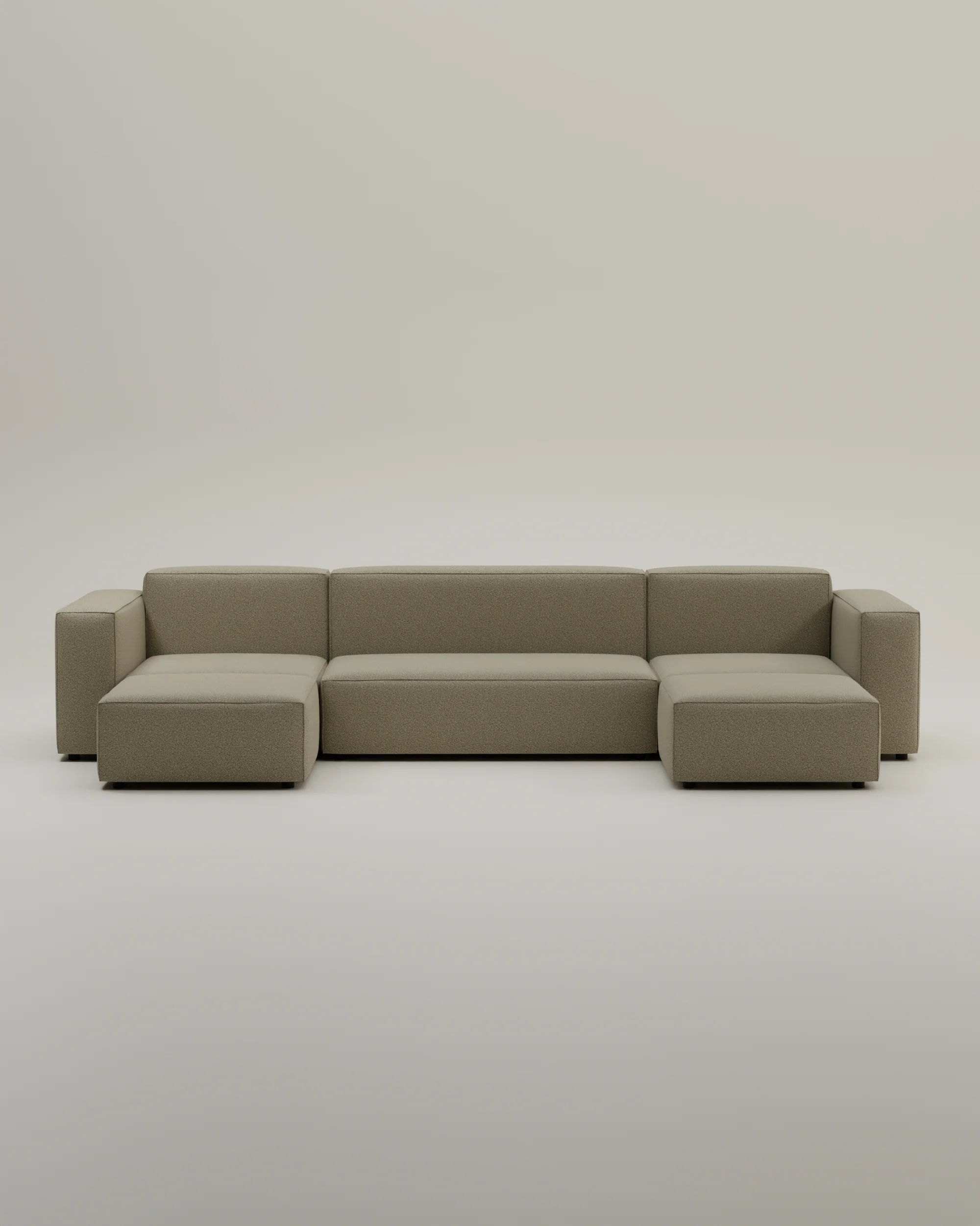 Modulares Sofa Harvey U-Form / Wohnlandschaft mit Schlaffunktion - Image 41