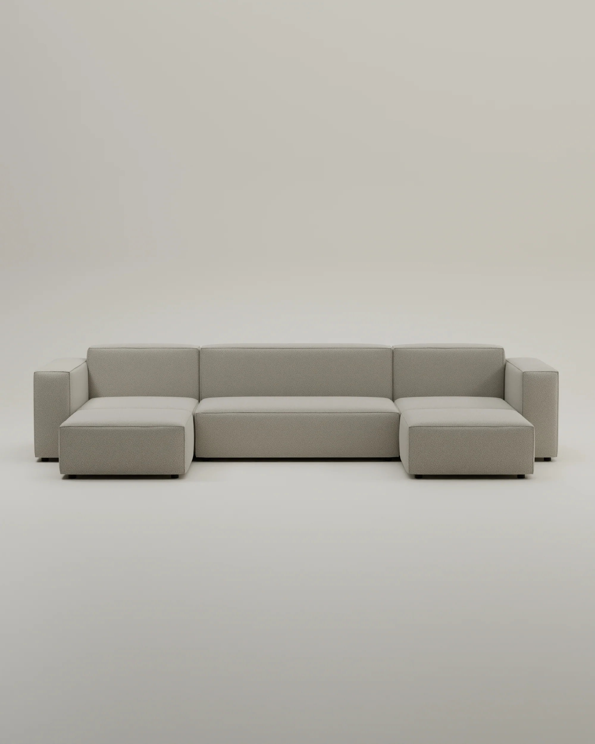 Modulares Sofa Harvey U-Form / Wohnlandschaft mit Schlaffunktion - Image 43