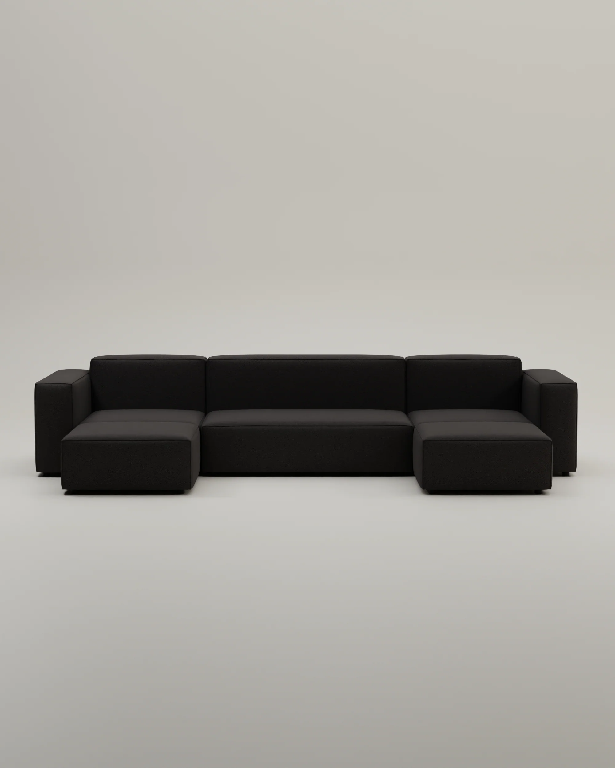 Modulares Sofa Harvey U-Form / Wohnlandschaft mit Schlaffunktion - Image 46