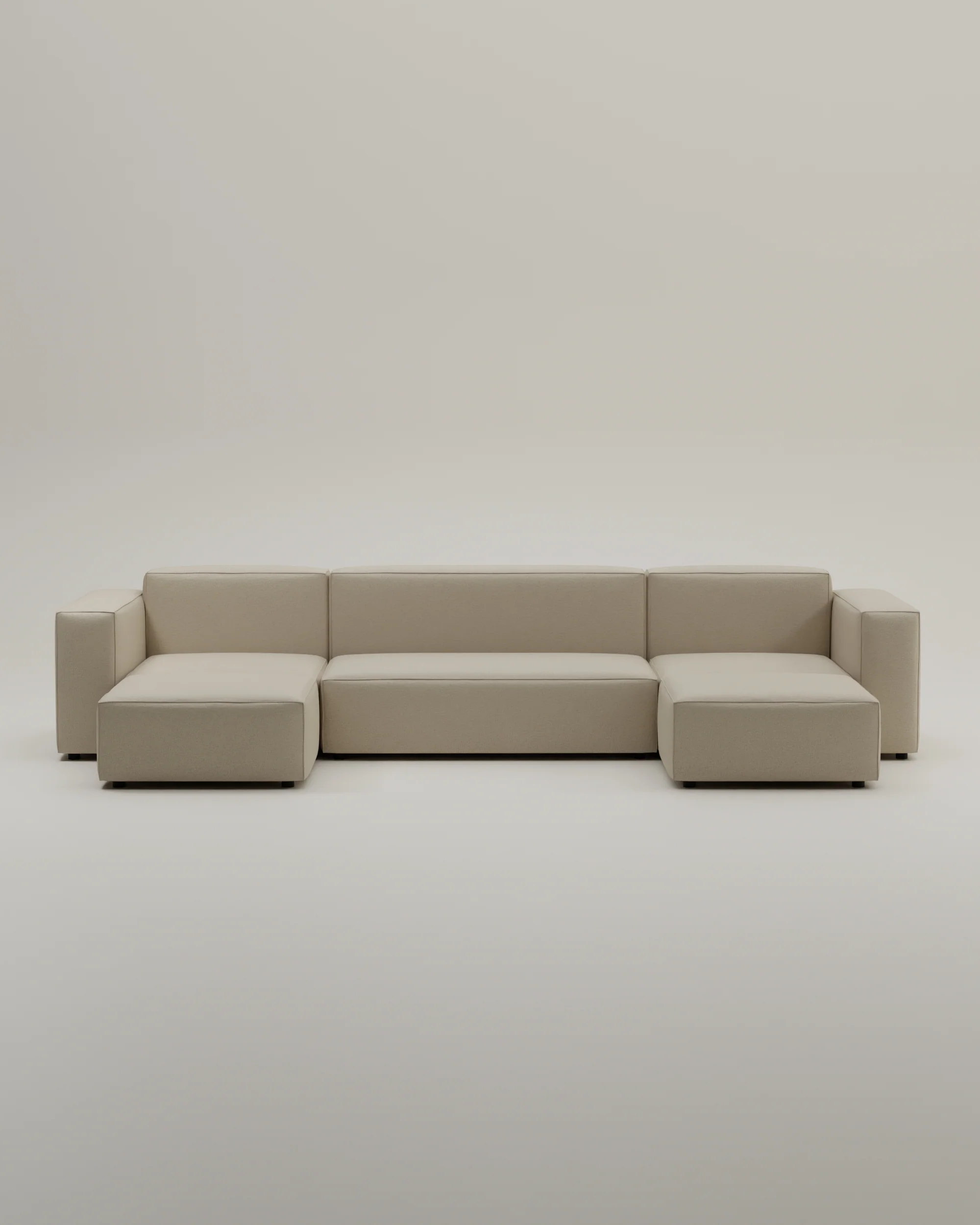 Modulares Sofa Harvey U-Form / Wohnlandschaft mit Schlaffunktion - Image 53
