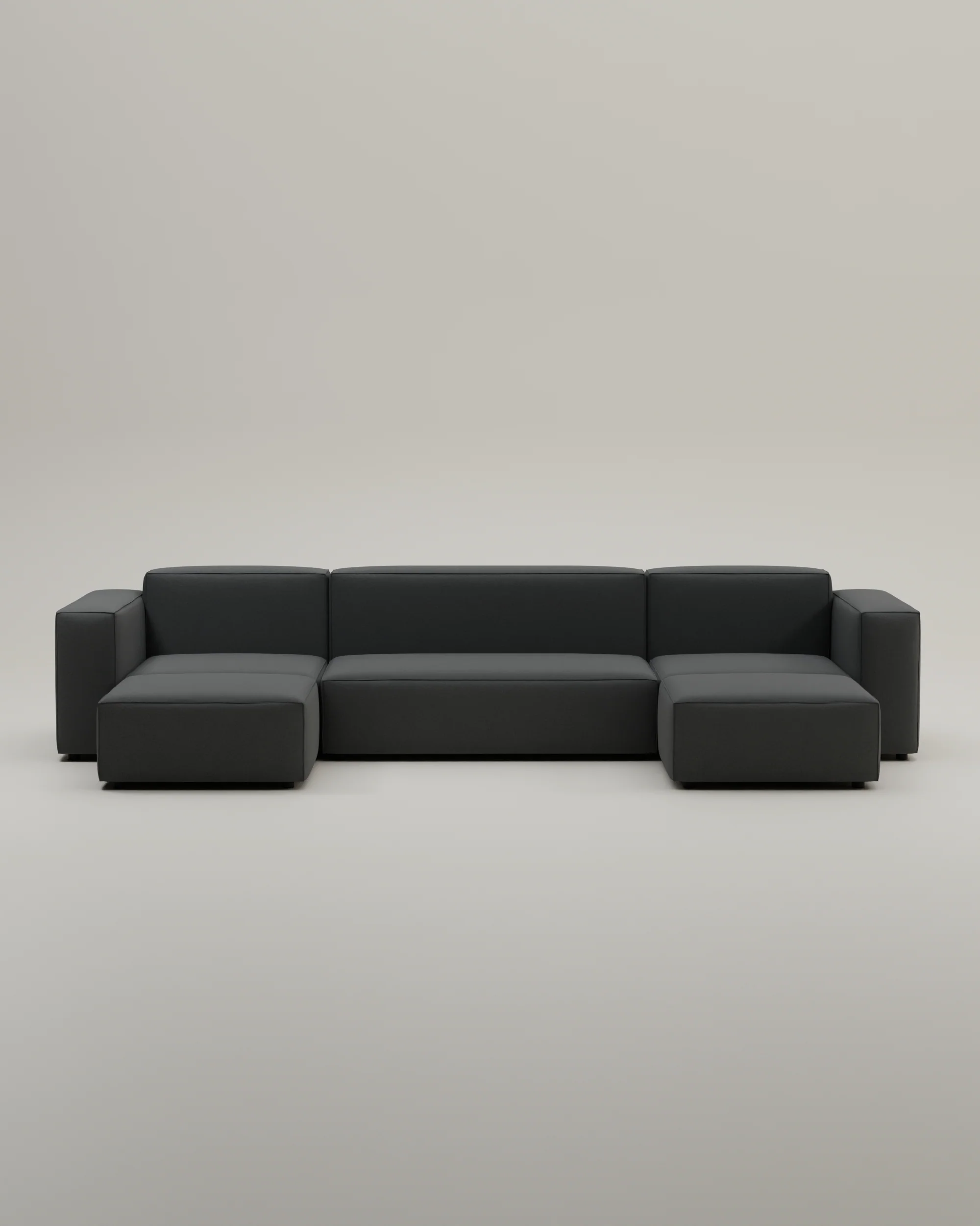 Modulares Sofa Harvey U-Form / Wohnlandschaft mit Schlaffunktion - Image 55