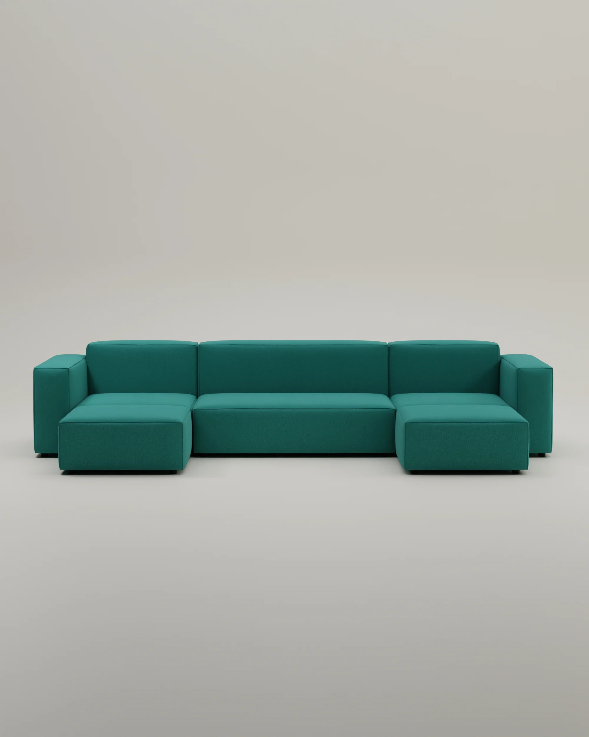 Modulares Sofa Harvey U-Form / Wohnlandschaft mit Schlaffunktion - Image 57