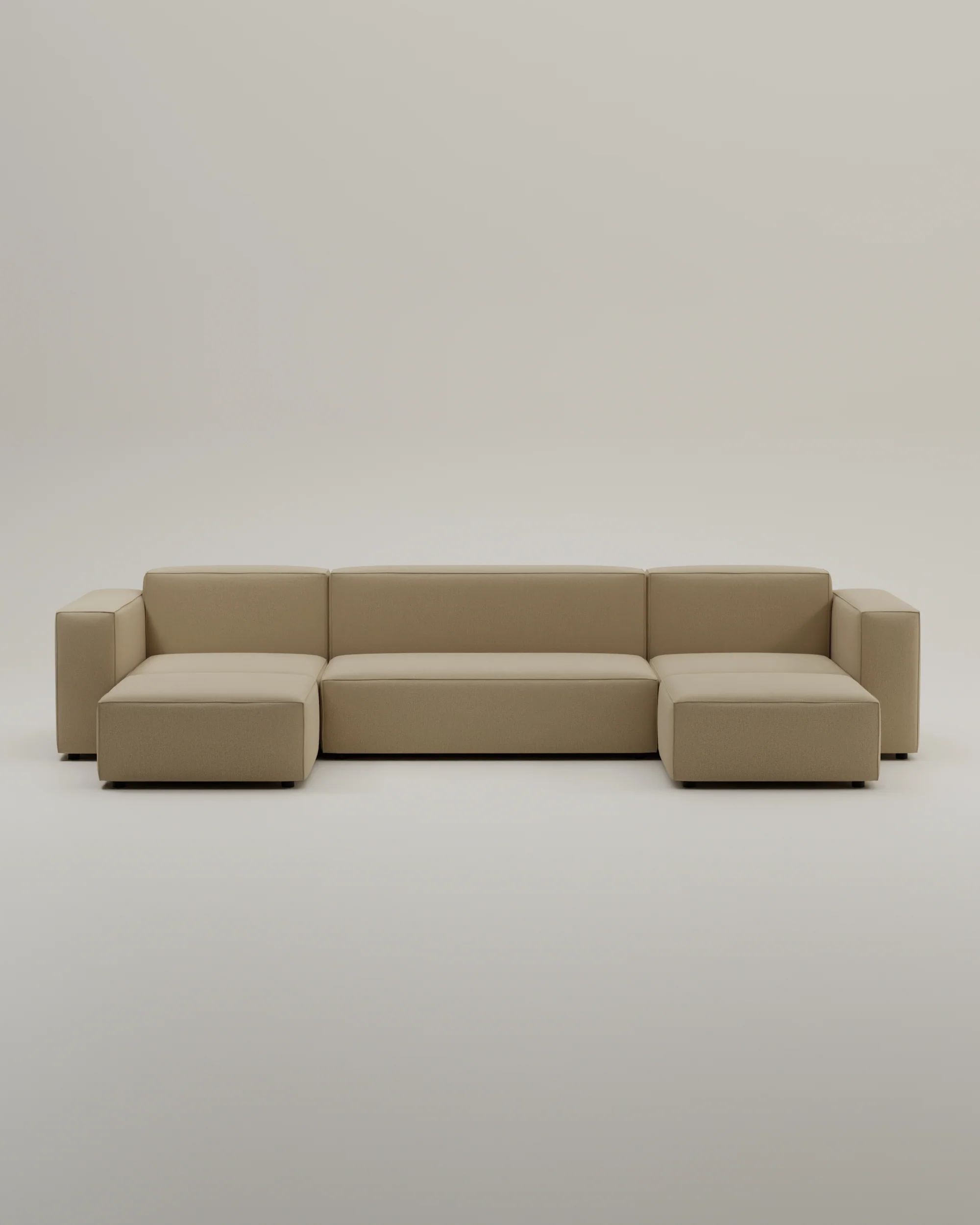 Modulares Sofa Harvey U-Form / Wohnlandschaft mit Schlaffunktion - Image 58