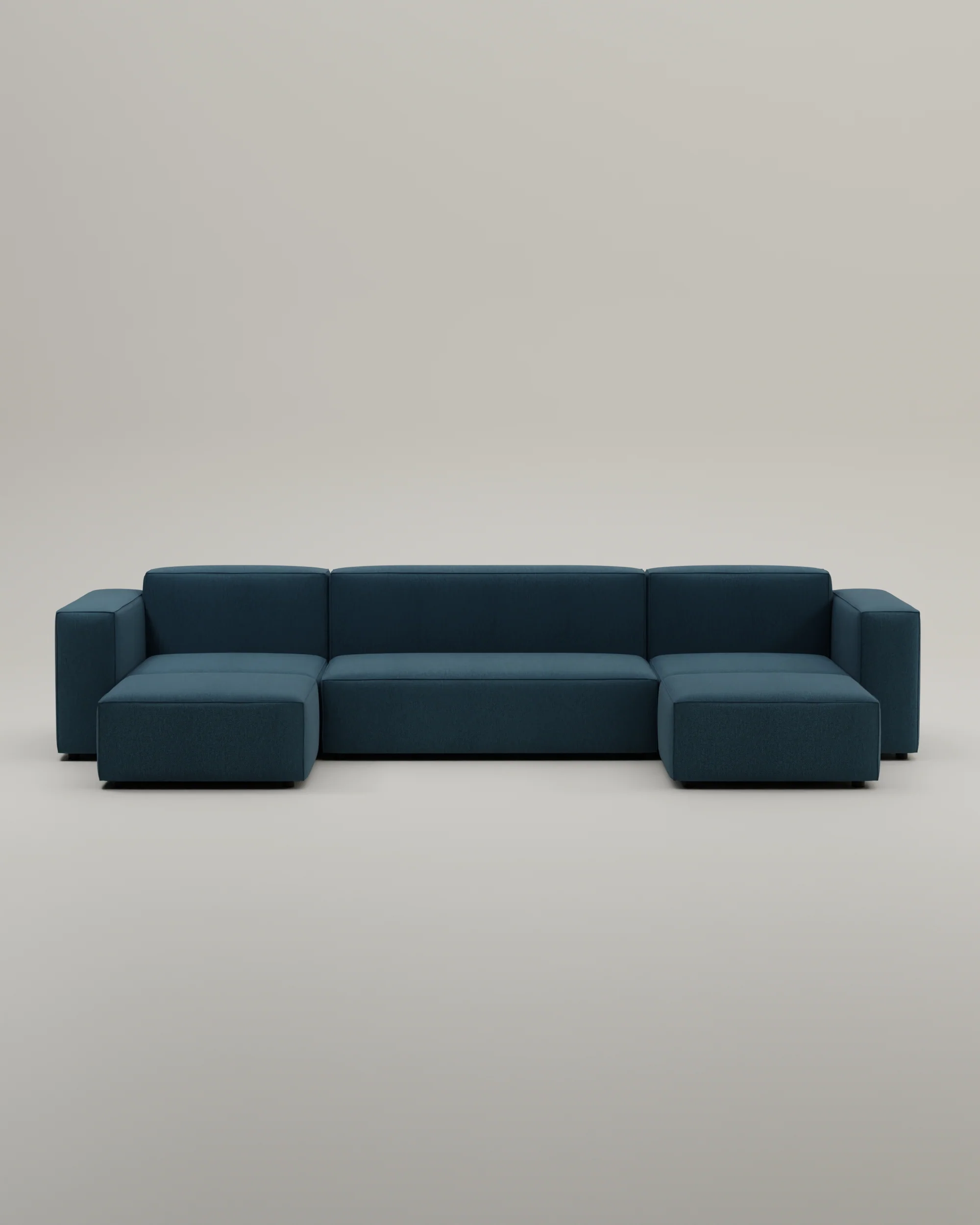 Modulares Sofa Harvey U-Form / Wohnlandschaft mit Schlaffunktion - Image 59