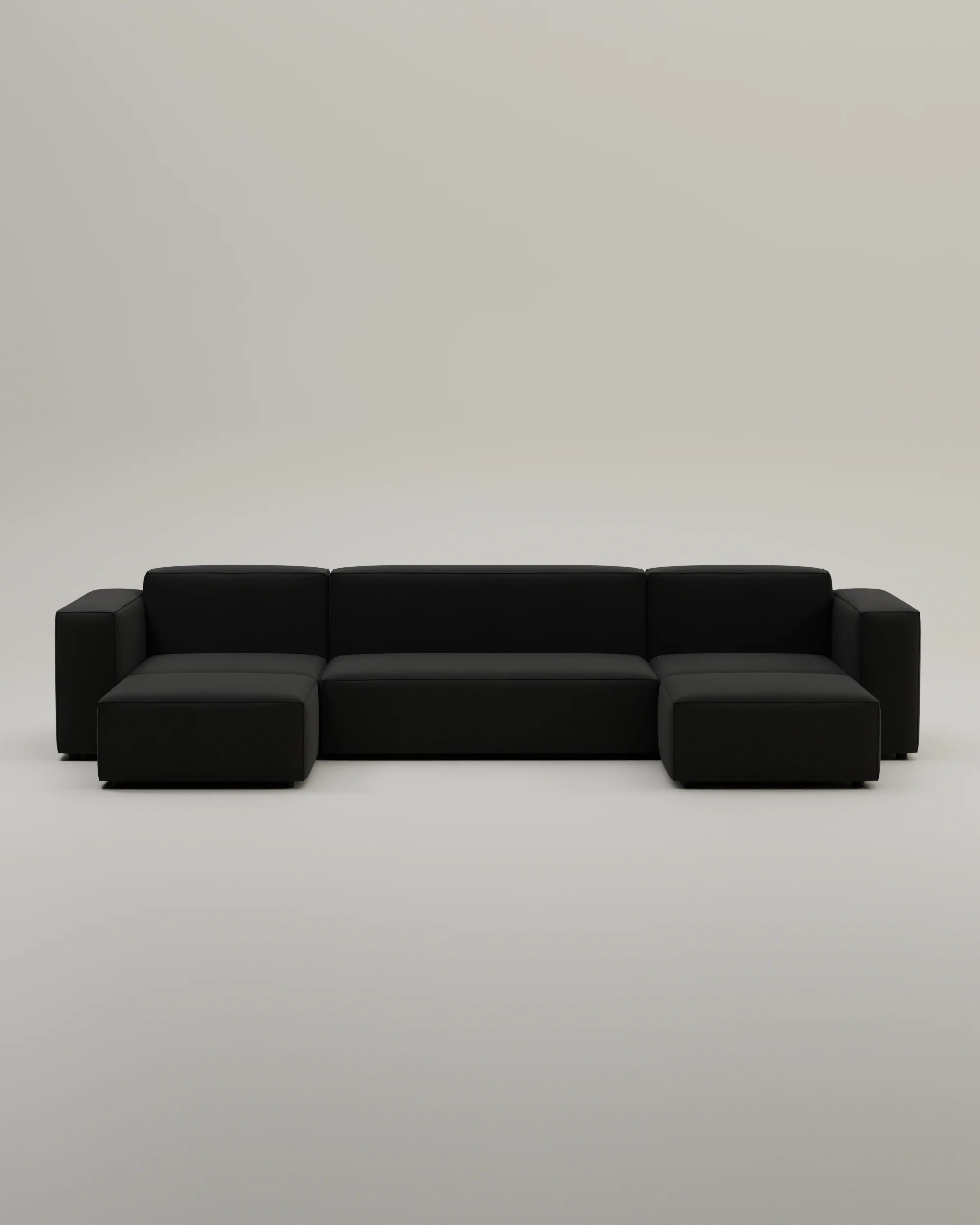 Modulares Sofa Harvey U-Form / Wohnlandschaft mit Schlaffunktion - Image 60