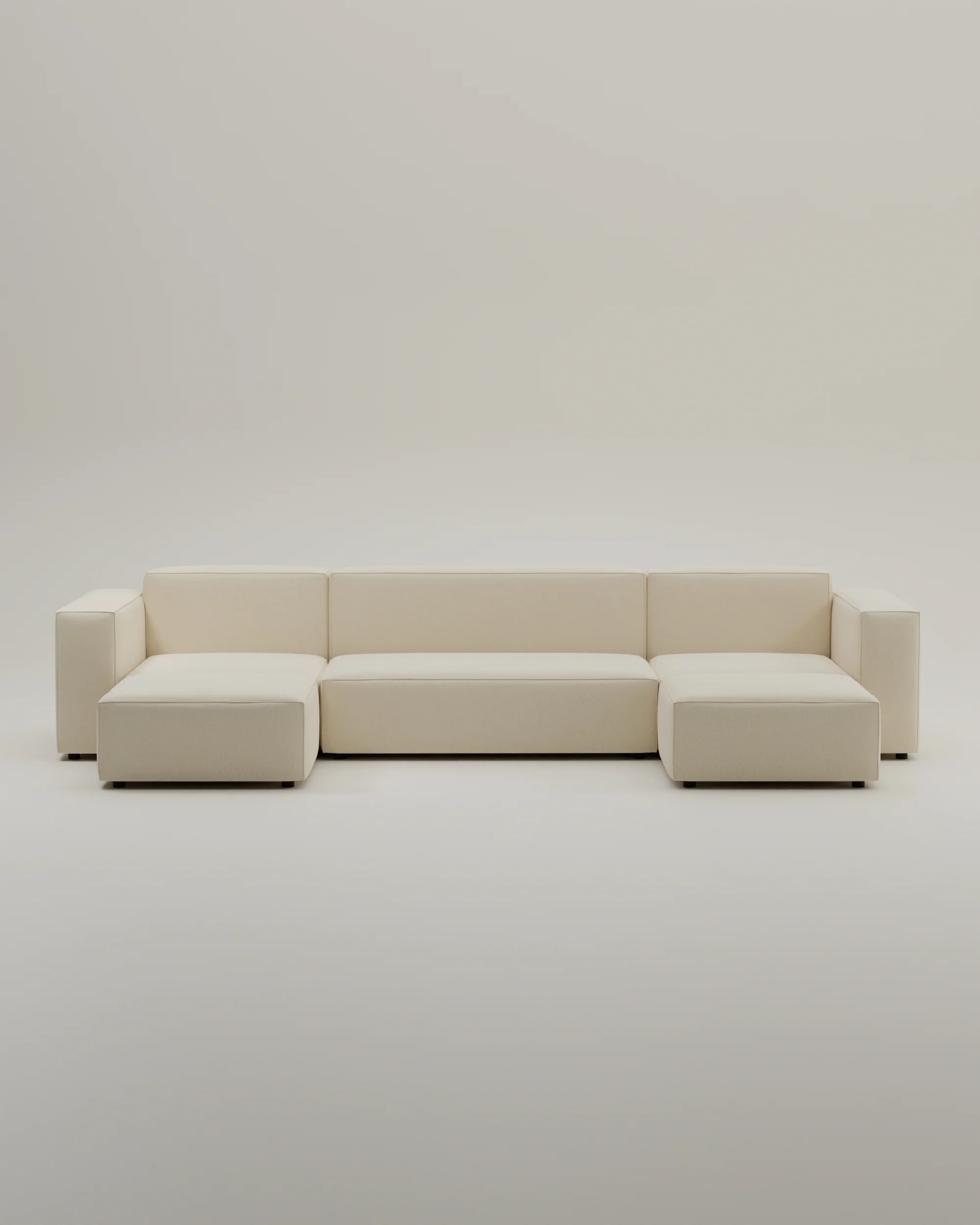 Modulares Sofa Harvey U-Form / Wohnlandschaft mit Schlaffunktion - Image 62