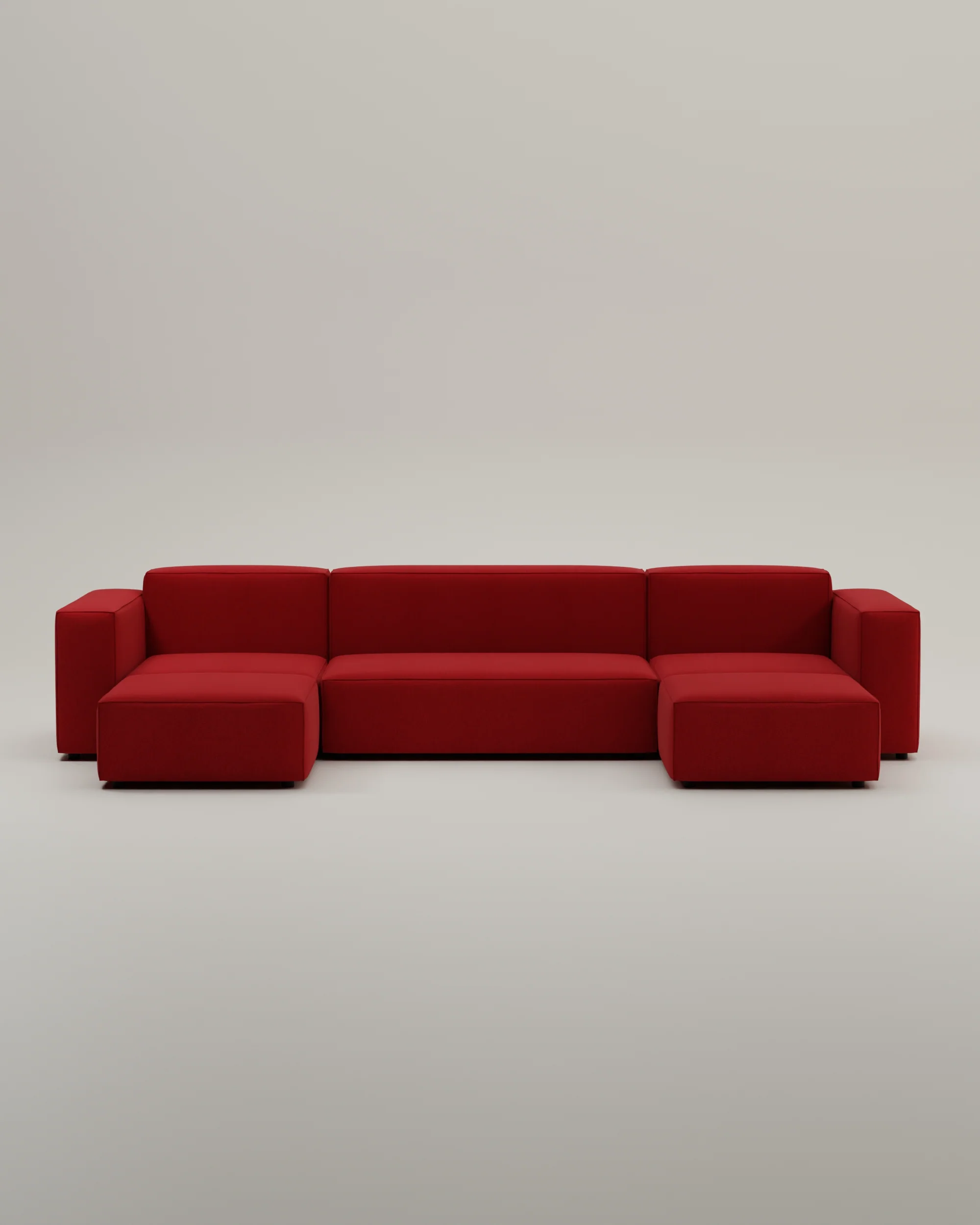 Modulares Sofa Harvey U-Form / Wohnlandschaft mit Schlaffunktion - Image 64