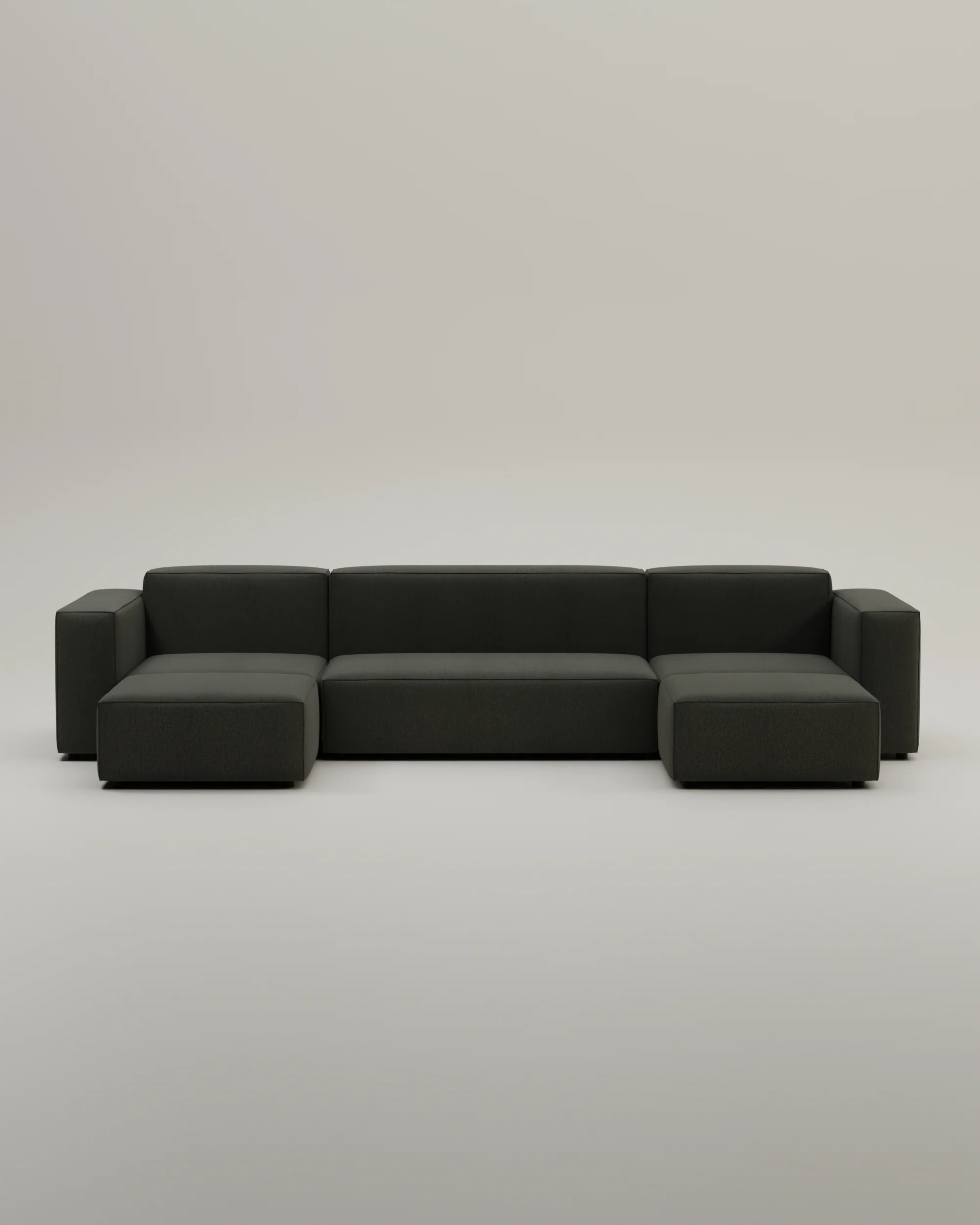 Modulares Sofa Harvey U-Form / Wohnlandschaft mit Schlaffunktion - Image 65