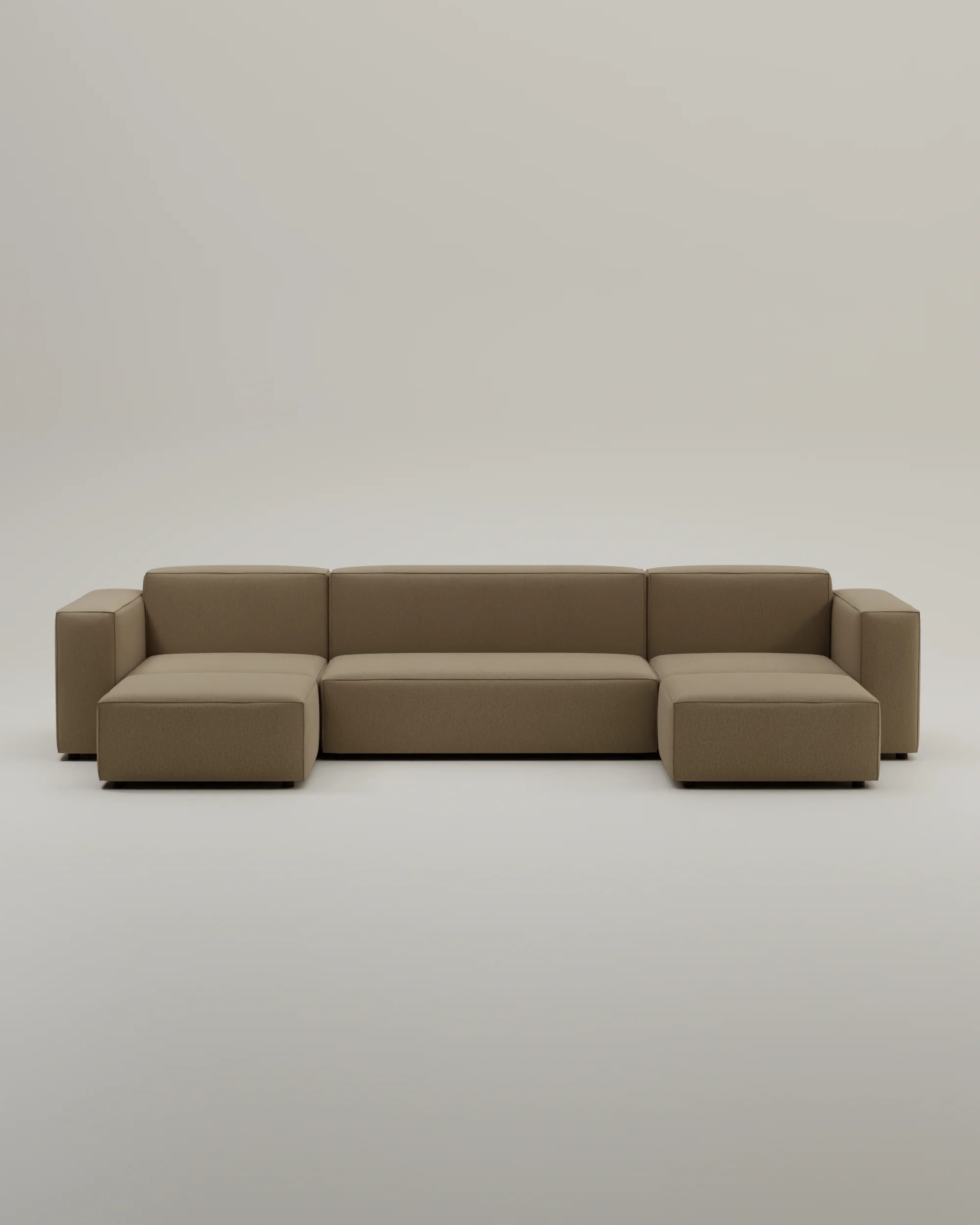 Modulares Sofa Harvey U-Form / Wohnlandschaft mit Schlaffunktion - Image 66