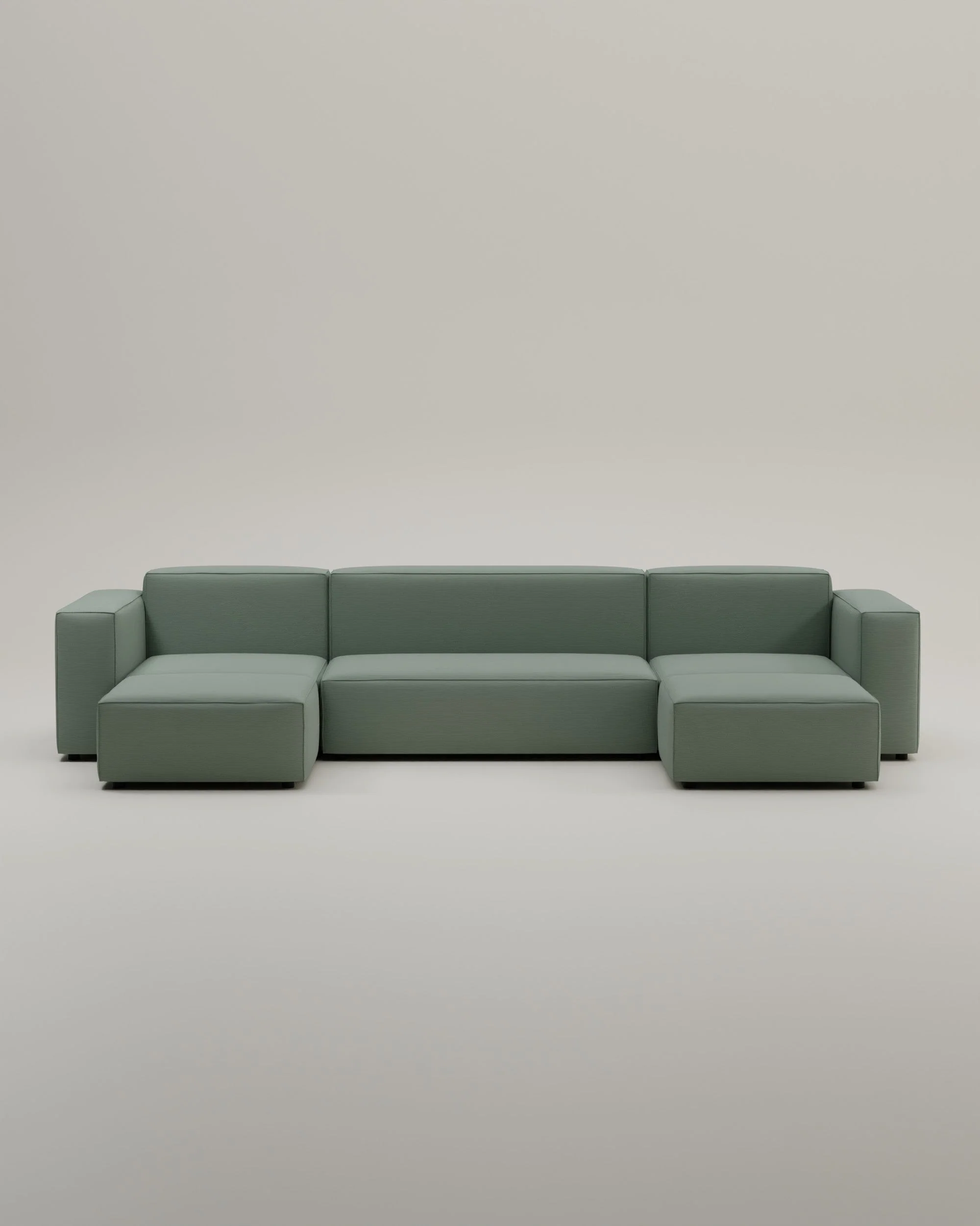 Modulares Sofa Harvey U-Form / Wohnlandschaft mit Schlaffunktion - Image 68