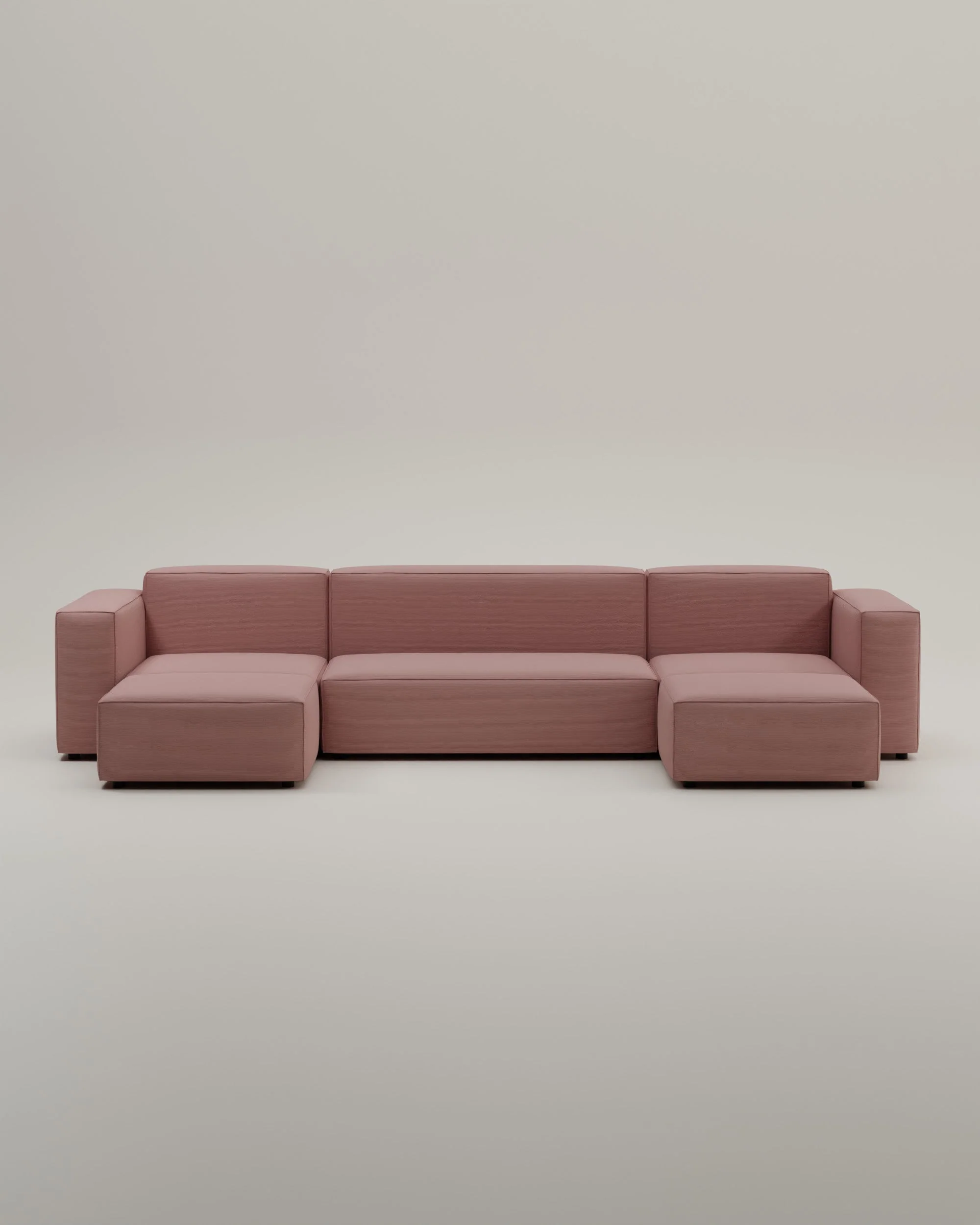 Modulares Sofa Harvey U-Form / Wohnlandschaft mit Schlaffunktion - Image 70