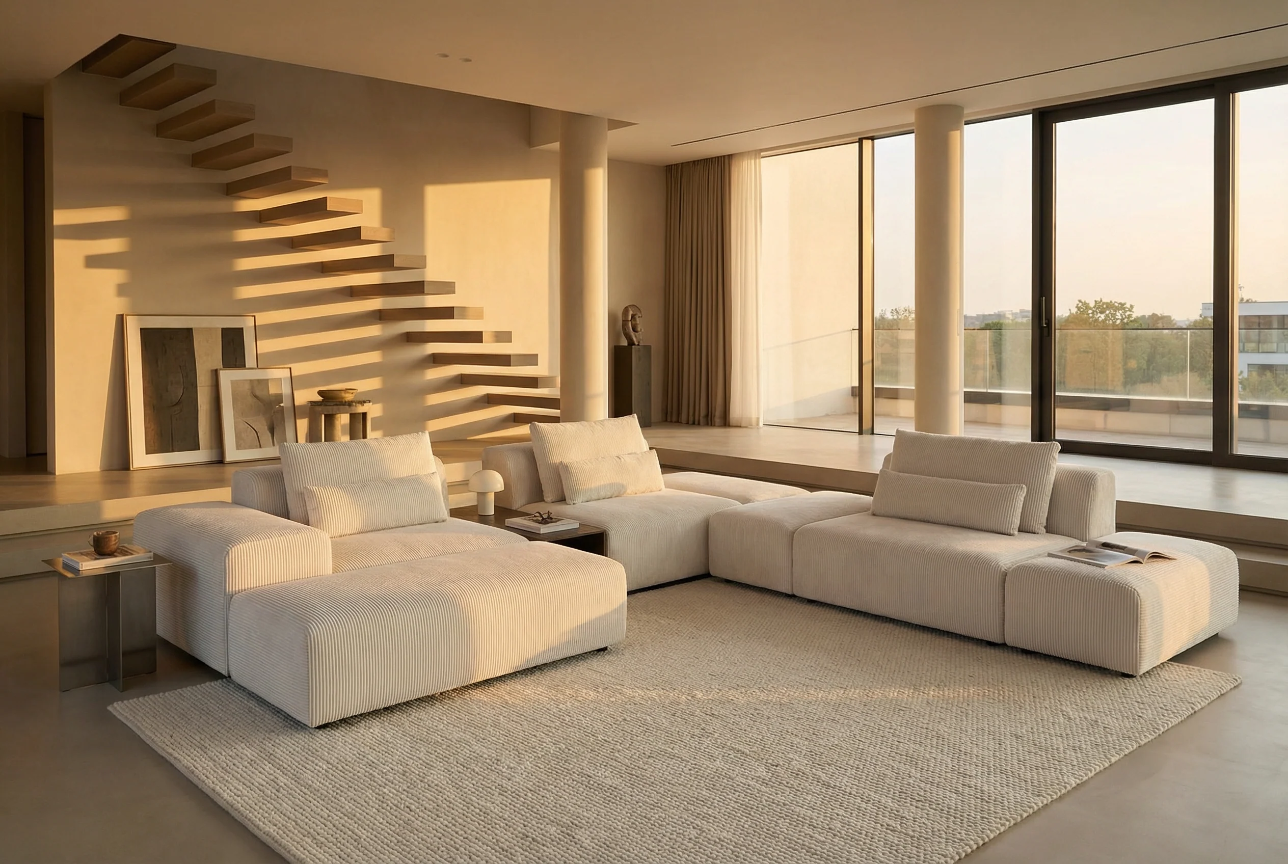 Modulares Sofa Nina U-Form / Wohnlandschaft mit Schlaffunktion - Image 11