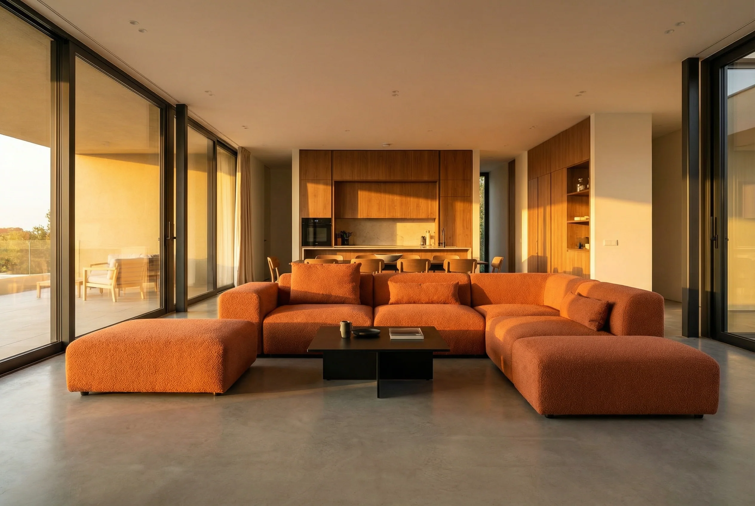 Modulares Sofa Nina U-Form / Wohnlandschaft mit Schlaffunktion - Image 13