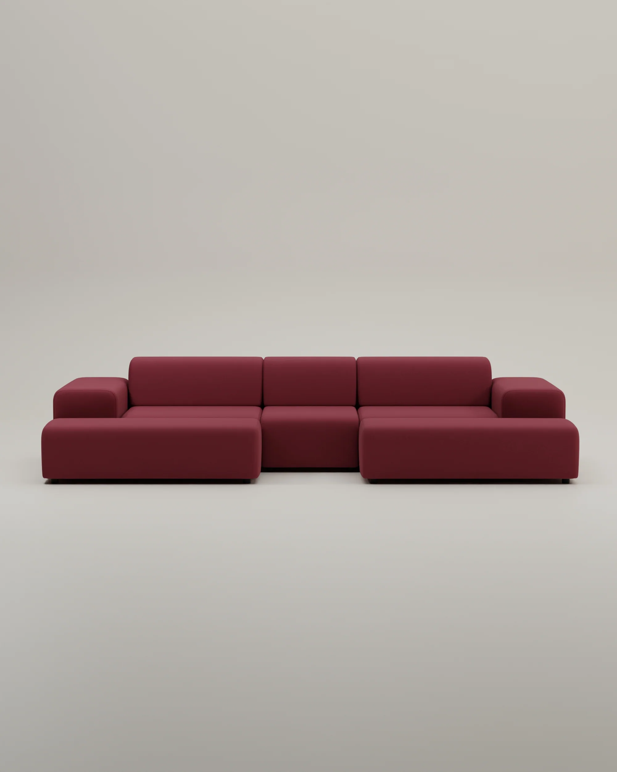 Modulares Sofa Nina U-Form / Wohnlandschaft mit Schlaffunktion - Image 23