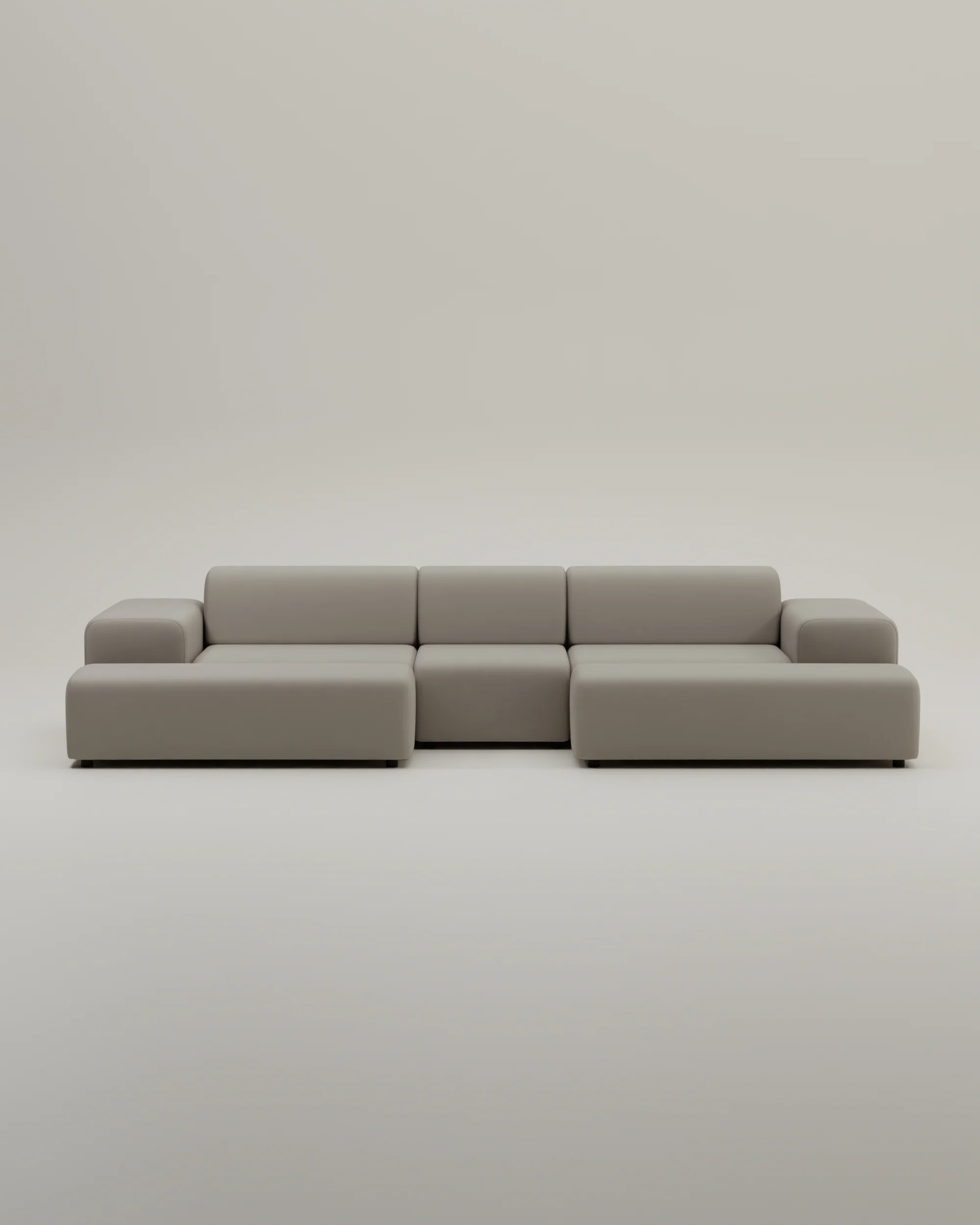 Modulares Sofa Nina U-Form / Wohnlandschaft mit Schlaffunktion - Image 26