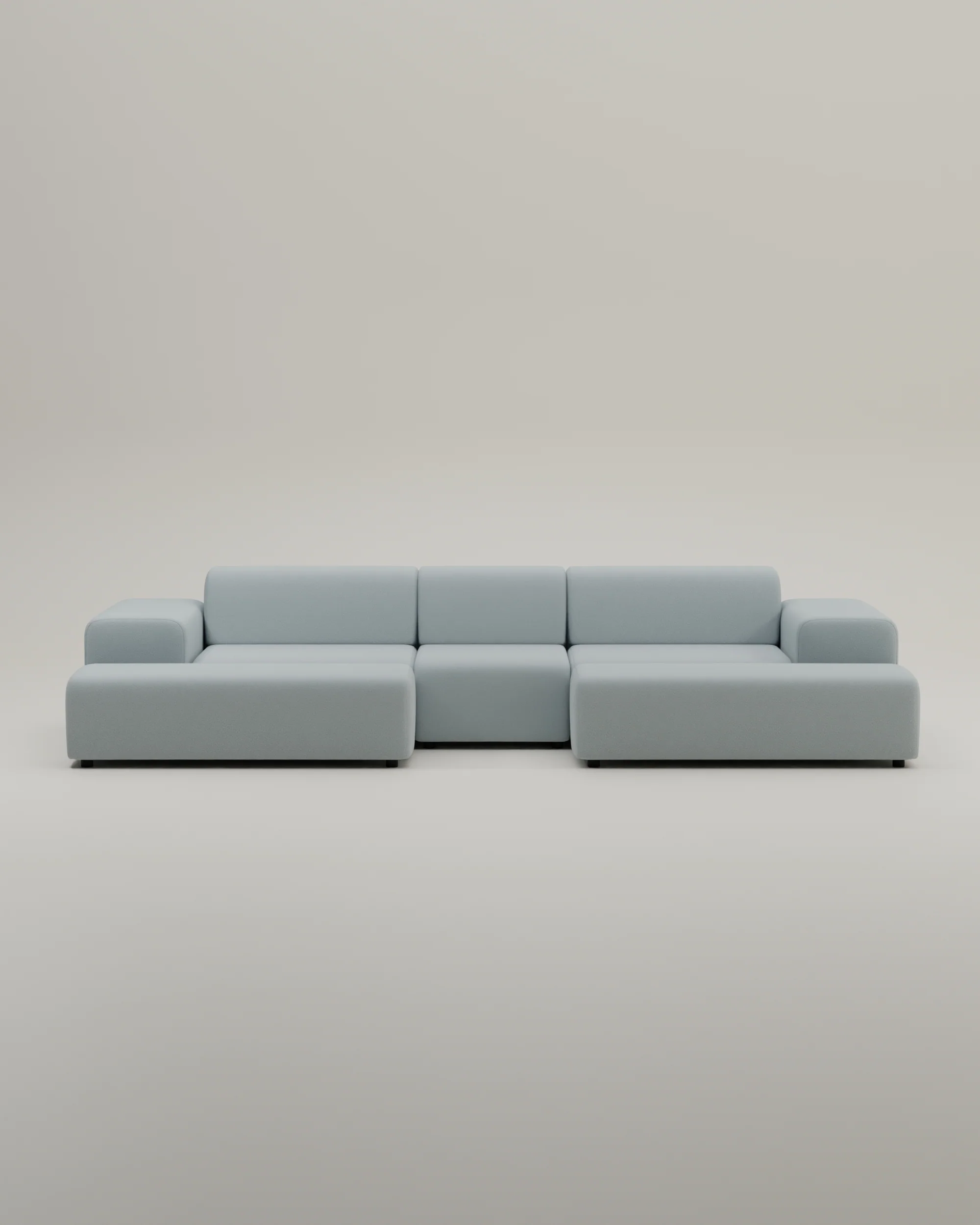 Modulares Sofa Nina U-Form / Wohnlandschaft mit Schlaffunktion - Image 30