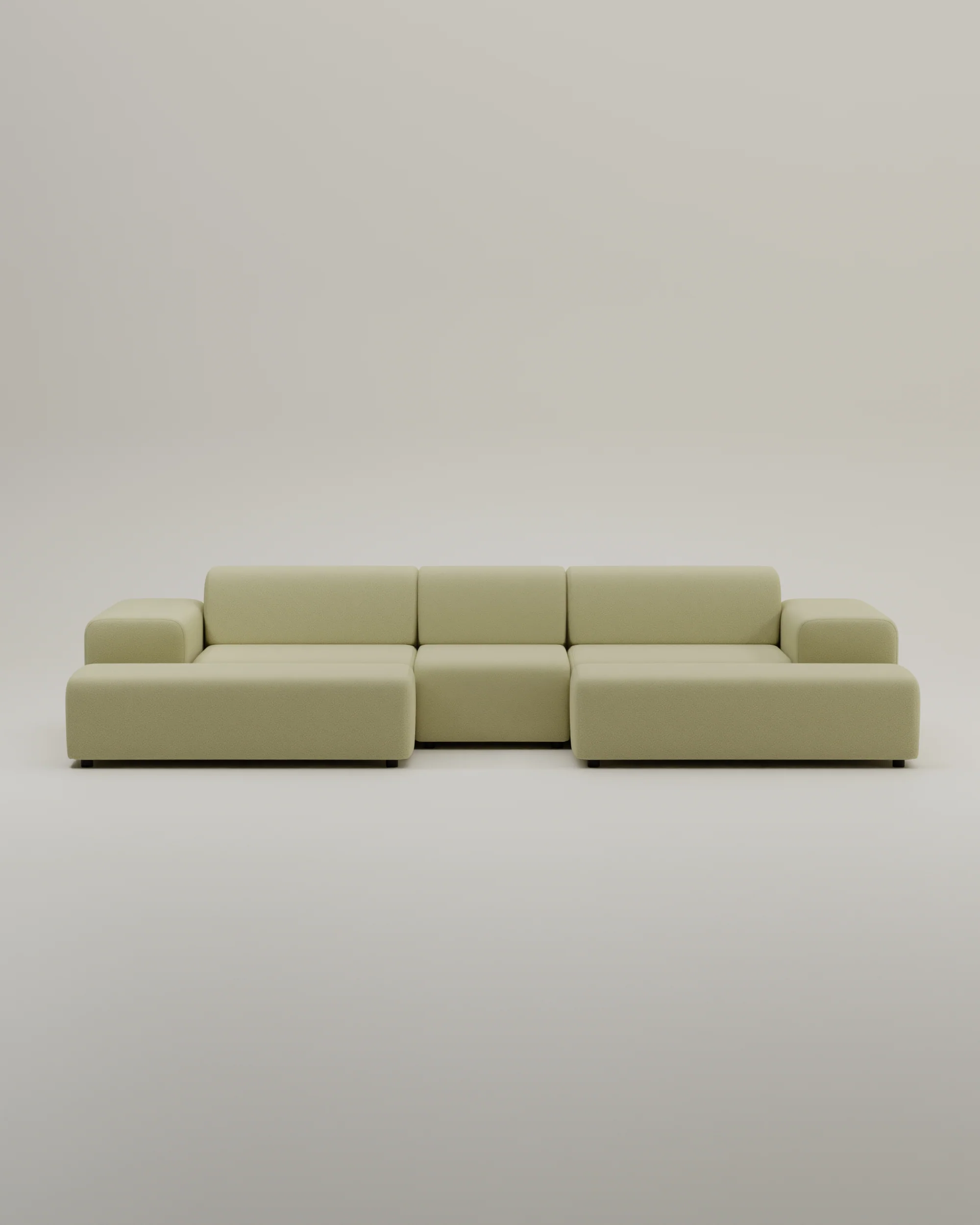 Modulares Sofa Nina U-Form / Wohnlandschaft mit Schlaffunktion - Image 31