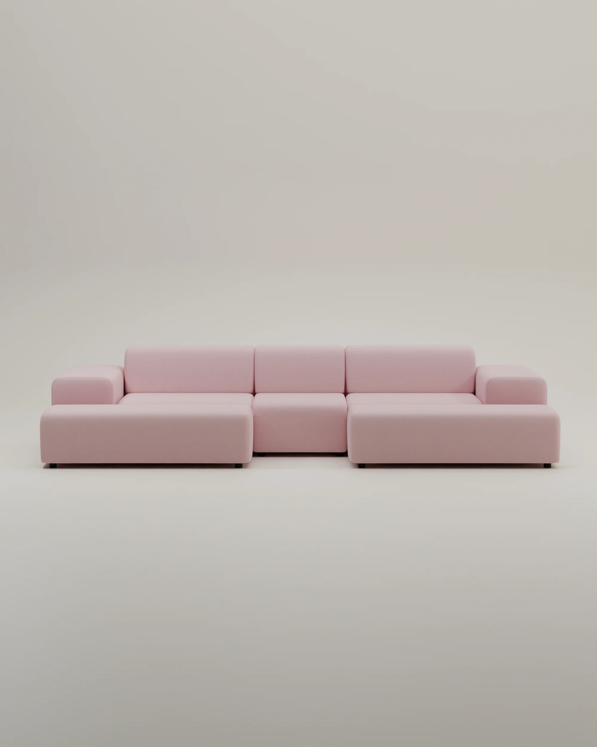 Modulares Sofa Nina U-Form / Wohnlandschaft mit Schlaffunktion - Image 32