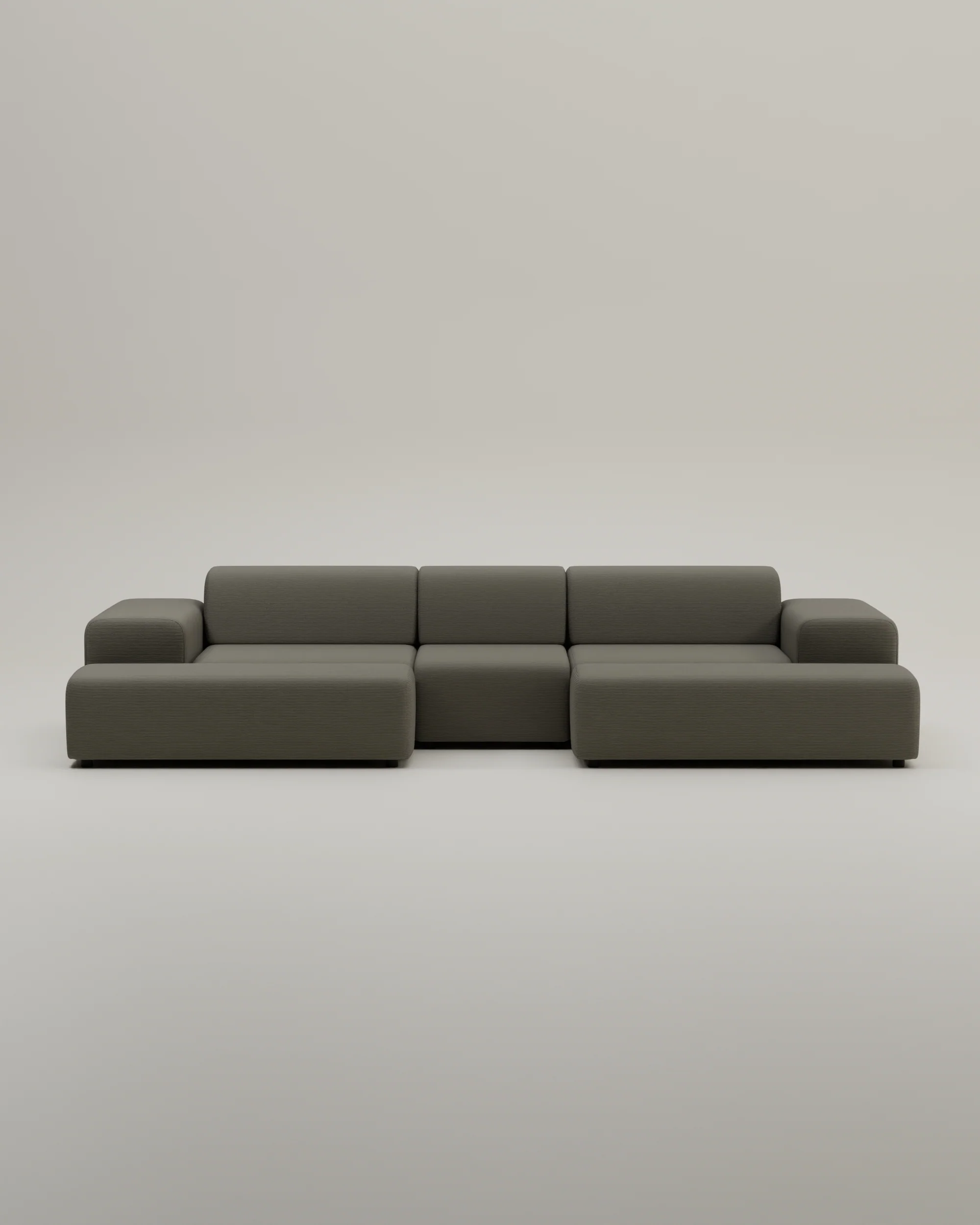 Modulares Sofa Nina U-Form / Wohnlandschaft mit Schlaffunktion - Image 35