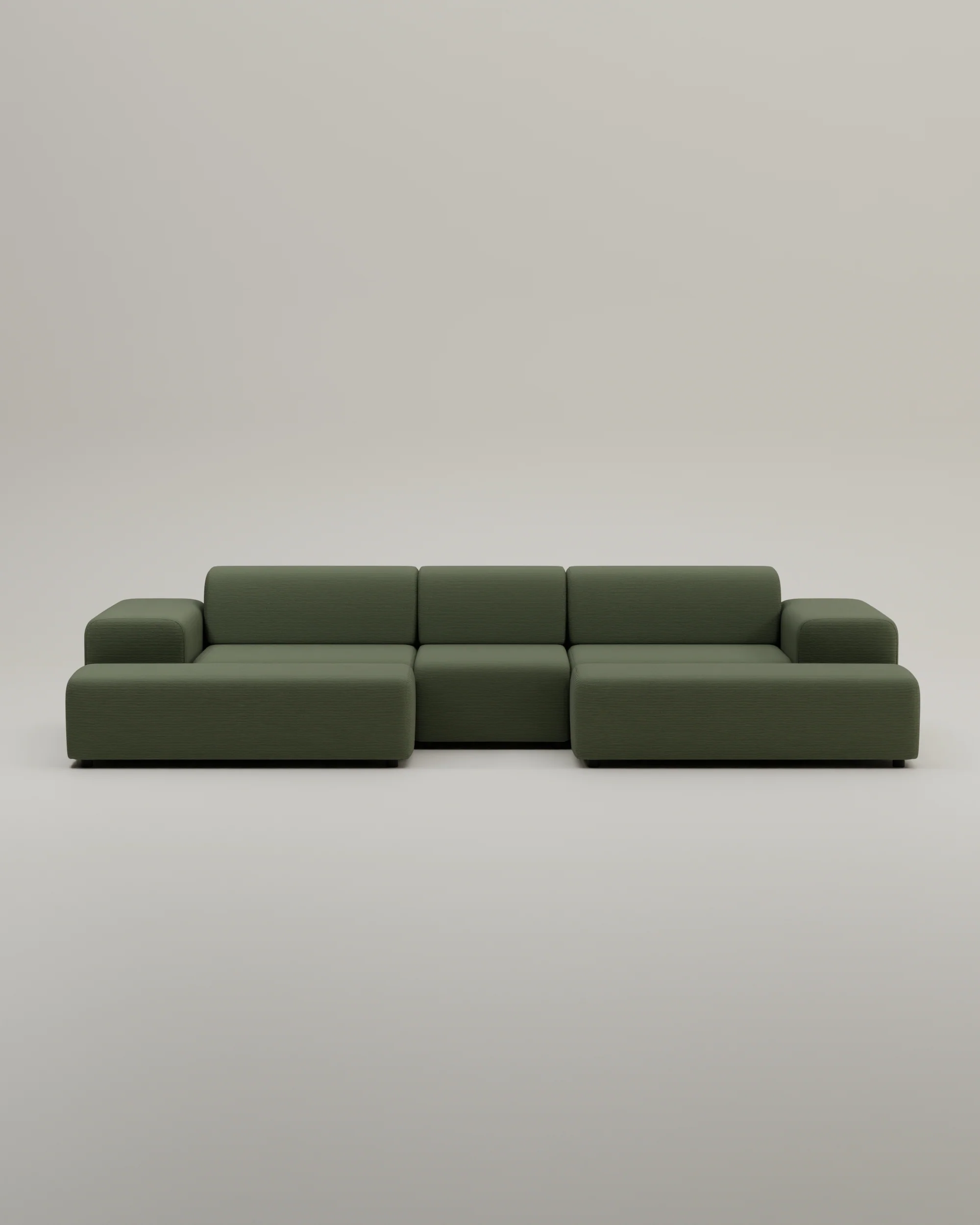 Modulares Sofa Nina U-Form / Wohnlandschaft mit Schlaffunktion - Image 36