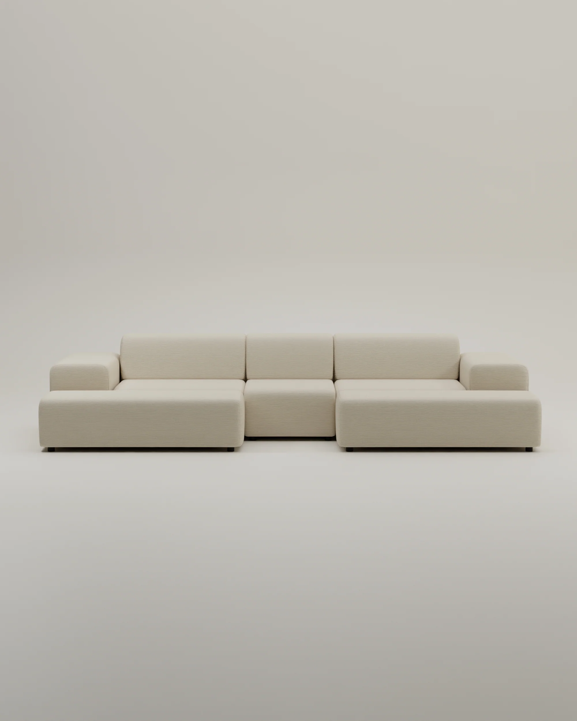 Modulares Sofa Nina U-Form / Wohnlandschaft mit Schlaffunktion - Image 37