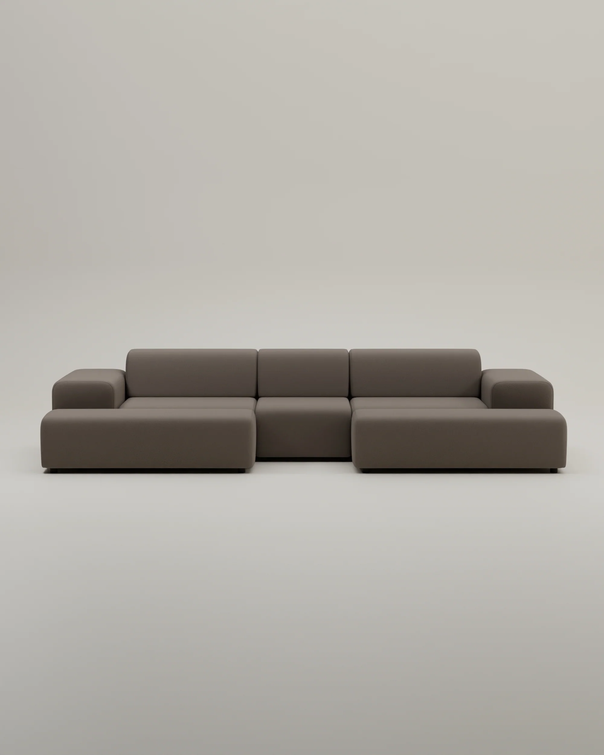 Modulares Sofa Nina U-Form / Wohnlandschaft mit Schlaffunktion - Image 43