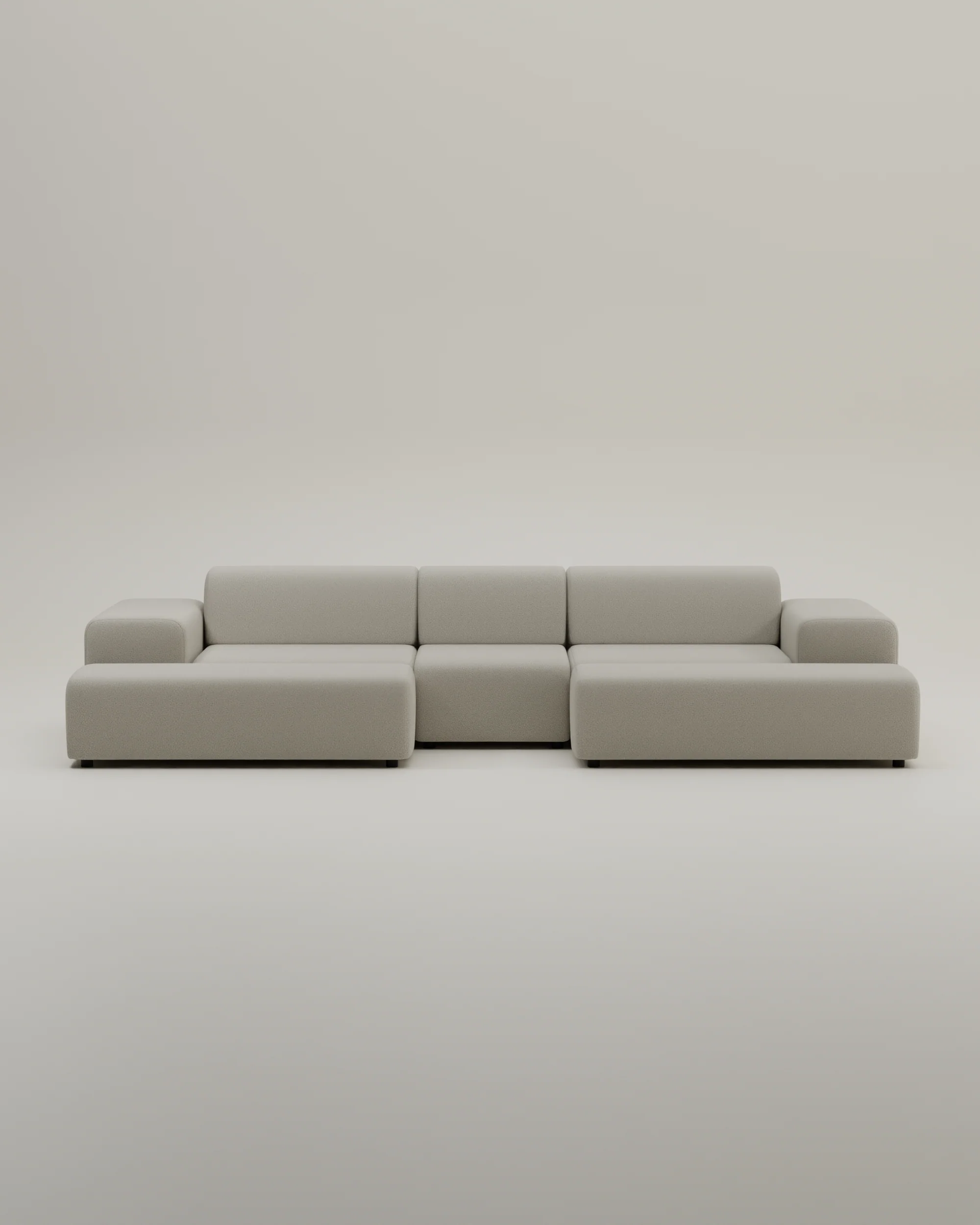 Modulares Sofa Nina U-Form / Wohnlandschaft mit Schlaffunktion - Image 44