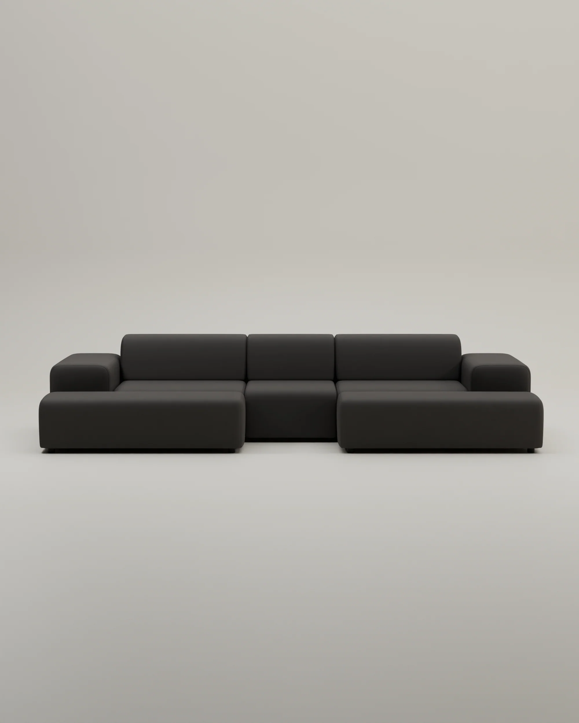 Modulares Sofa Nina U-Form / Wohnlandschaft mit Schlaffunktion - Image 45