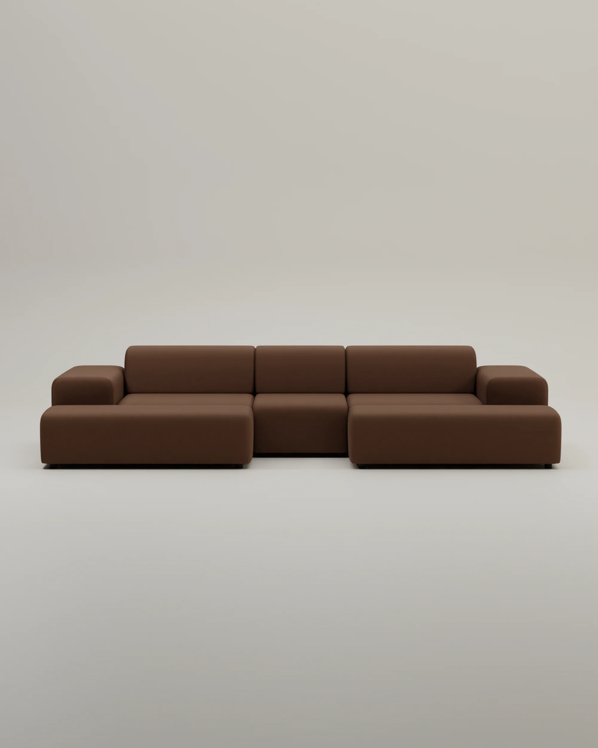 Modulares Sofa Nina U-Form / Wohnlandschaft mit Schlaffunktion - Image 48