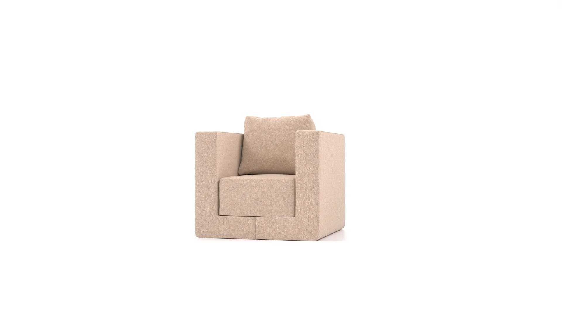 Modulares Sofa-Sessel Alex mit Schlaffunktion - Stoff Nova - Image 2