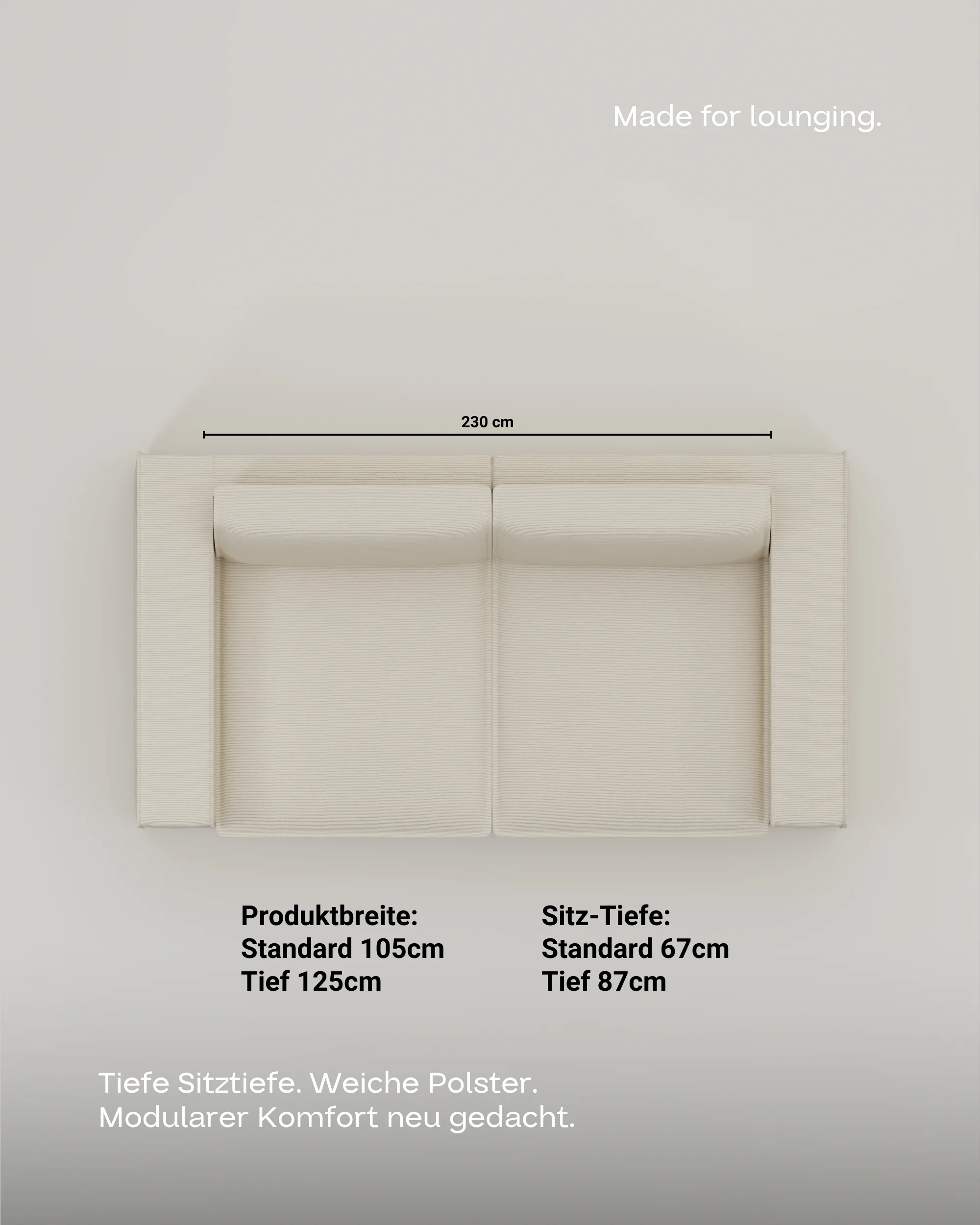 Modulares Sofa Terra 2-Sitzer - Image 10