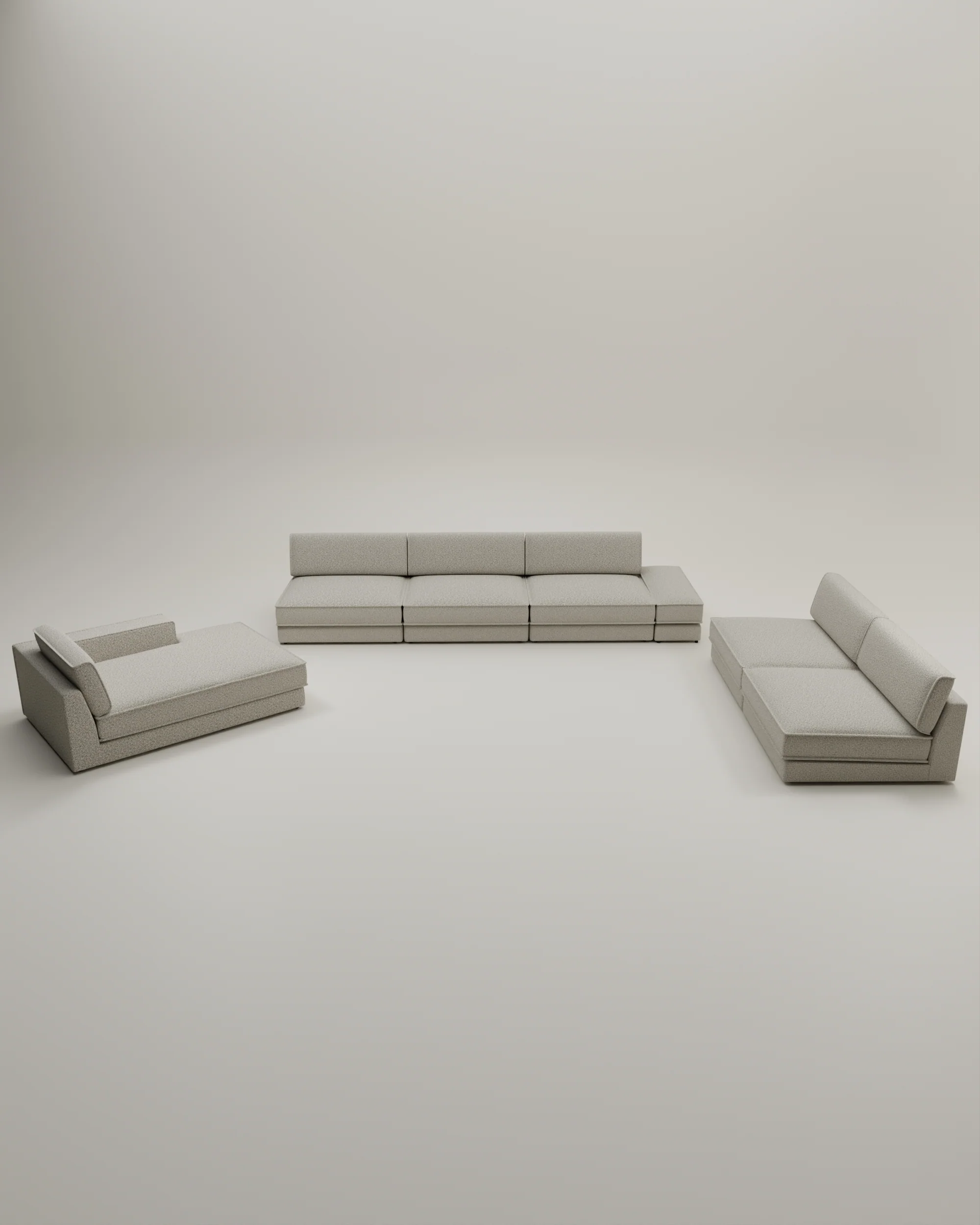 Modulares Sofa Terra U-Form / Wohnlandschaft mit Schlaffunktion - Image 11