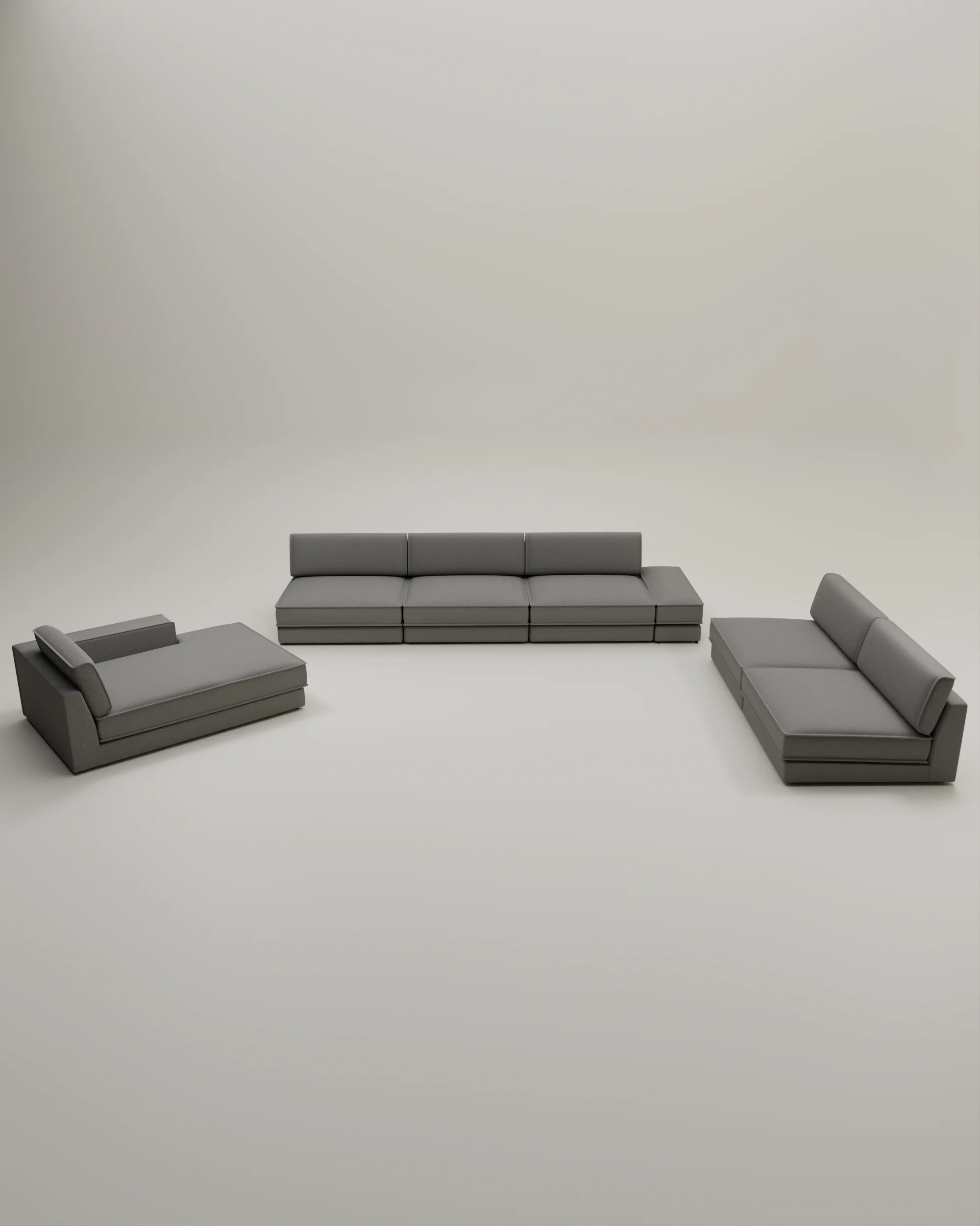 Modulares Sofa Terra U-Form / Wohnlandschaft mit Schlaffunktion - Image 12