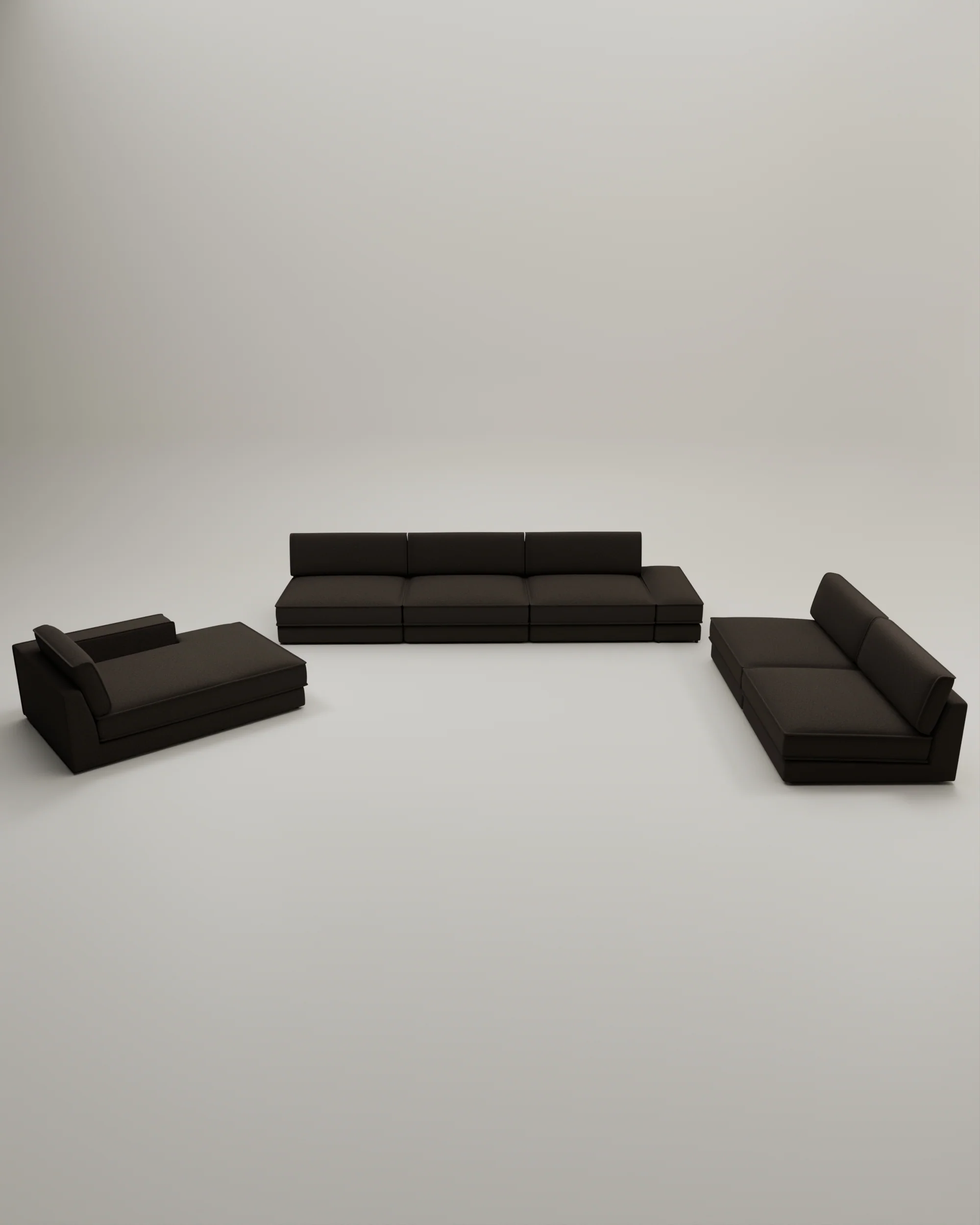 Modulares Sofa Terra U-Form / Wohnlandschaft mit Schlaffunktion - Image 14