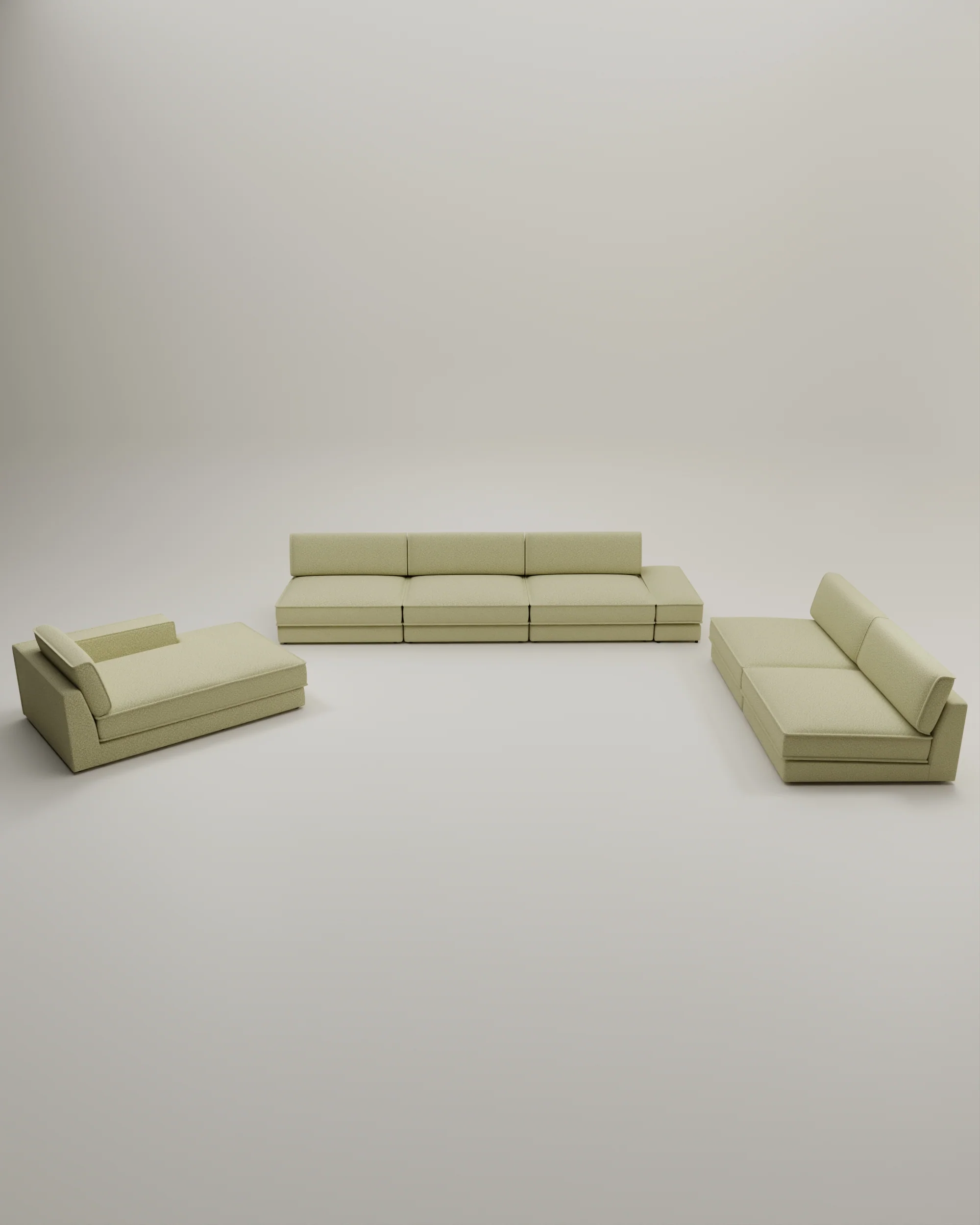 Modulares Sofa Terra U-Form / Wohnlandschaft mit Schlaffunktion - Image 15
