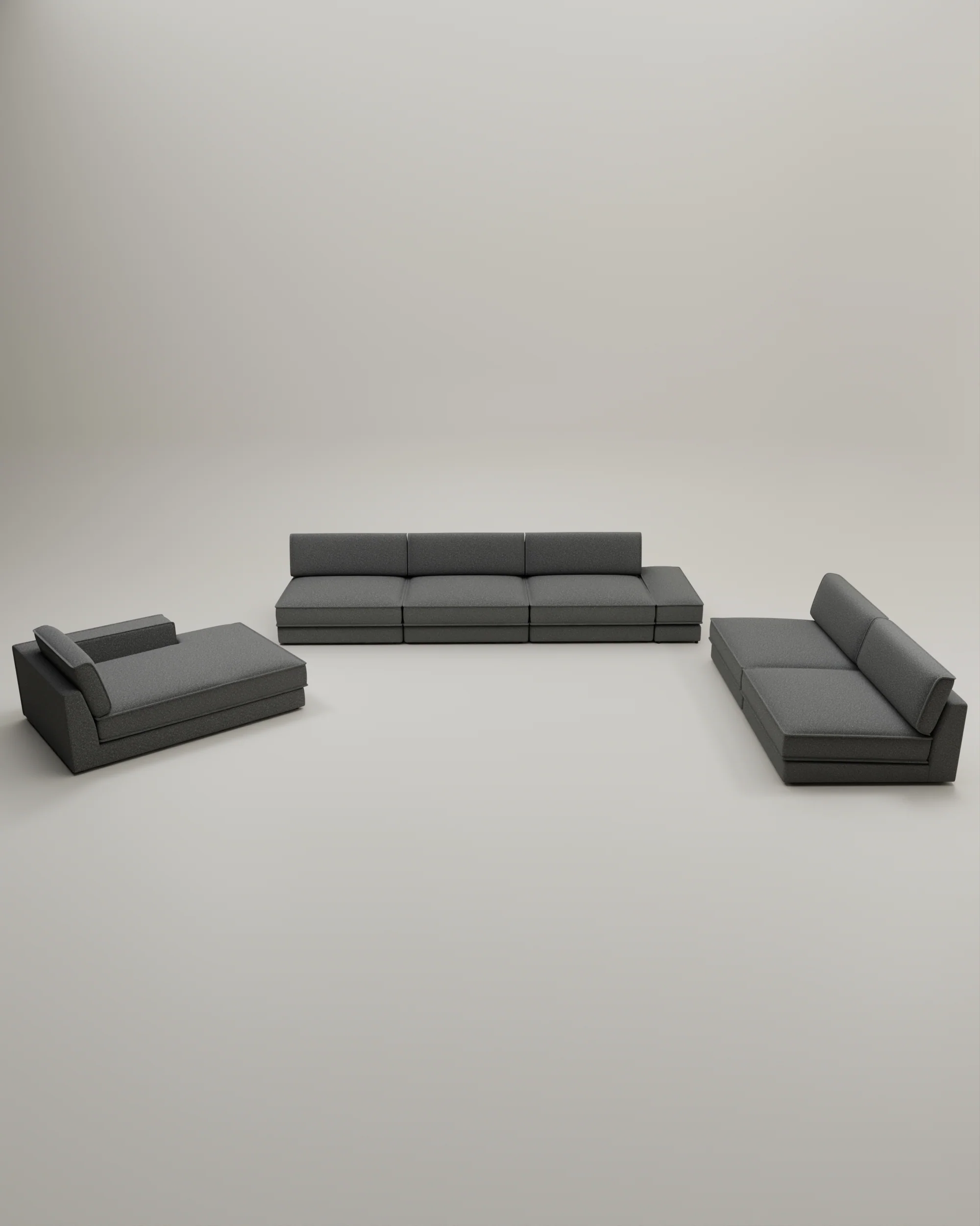 Modulares Sofa Terra U-Form / Wohnlandschaft mit Schlaffunktion - Image 16