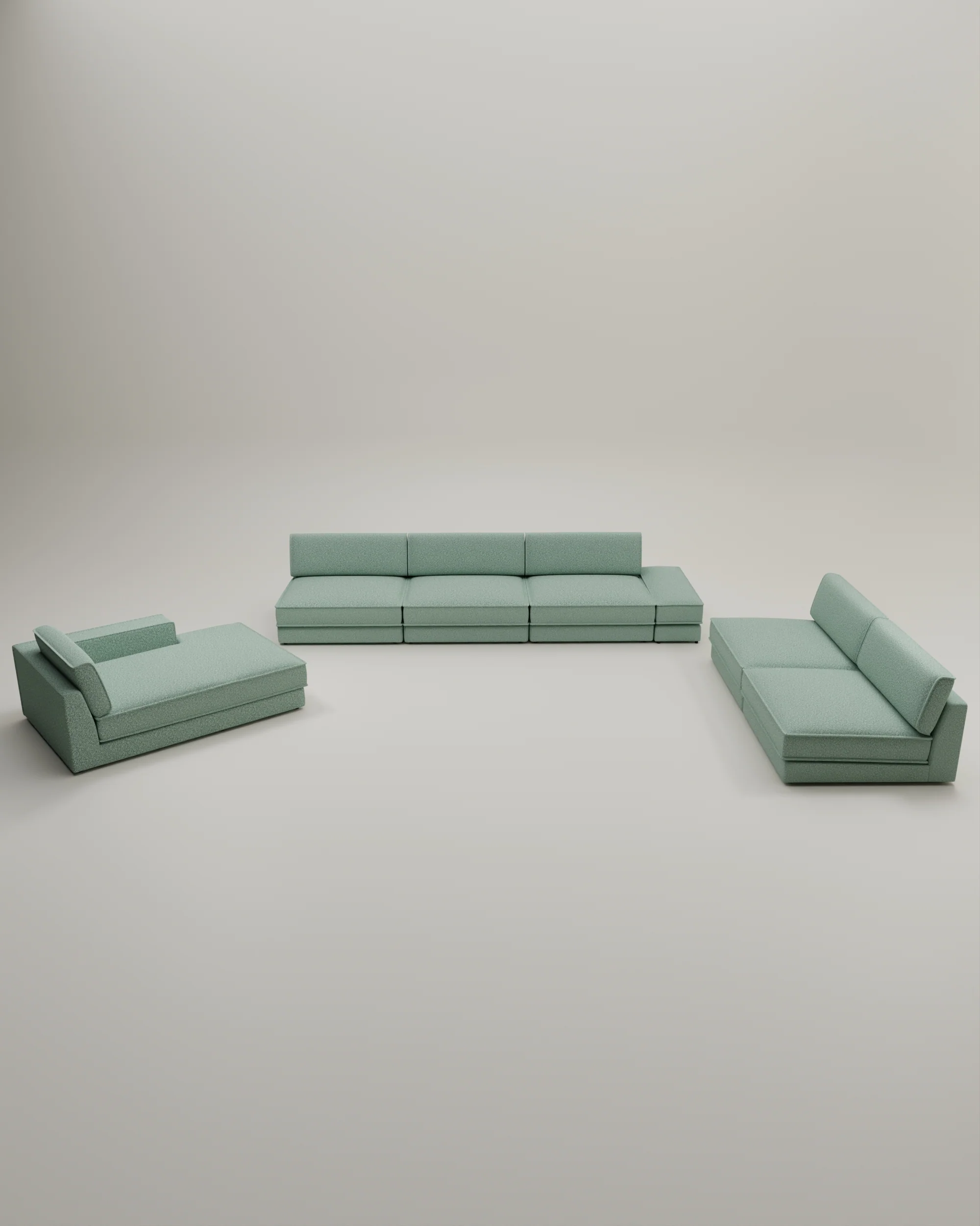Modulares Sofa Terra U-Form / Wohnlandschaft mit Schlaffunktion - Image 17