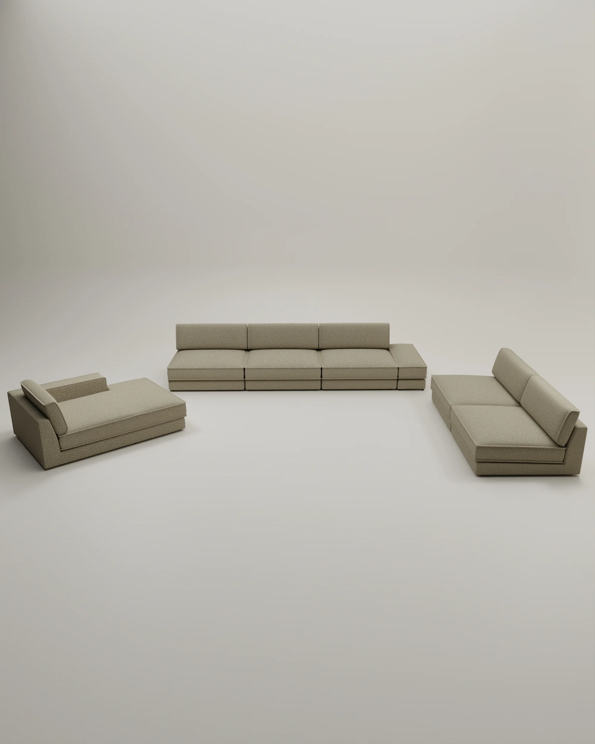 Modulares Sofa Terra U-Form / Wohnlandschaft mit Schlaffunktion - Image 22